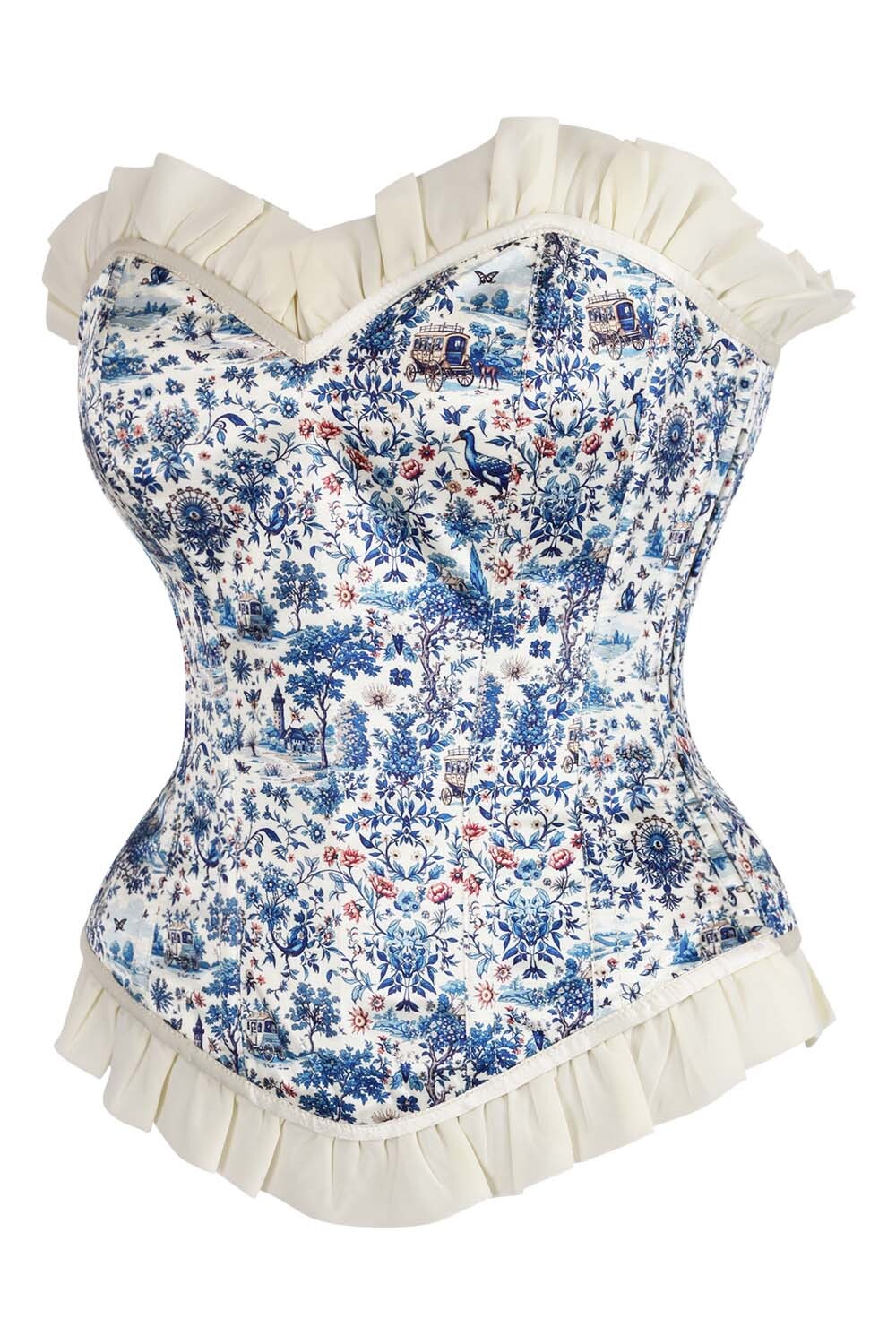 Wilfreda Floral Waist Trainer Corset and Skirt Co-ord Set