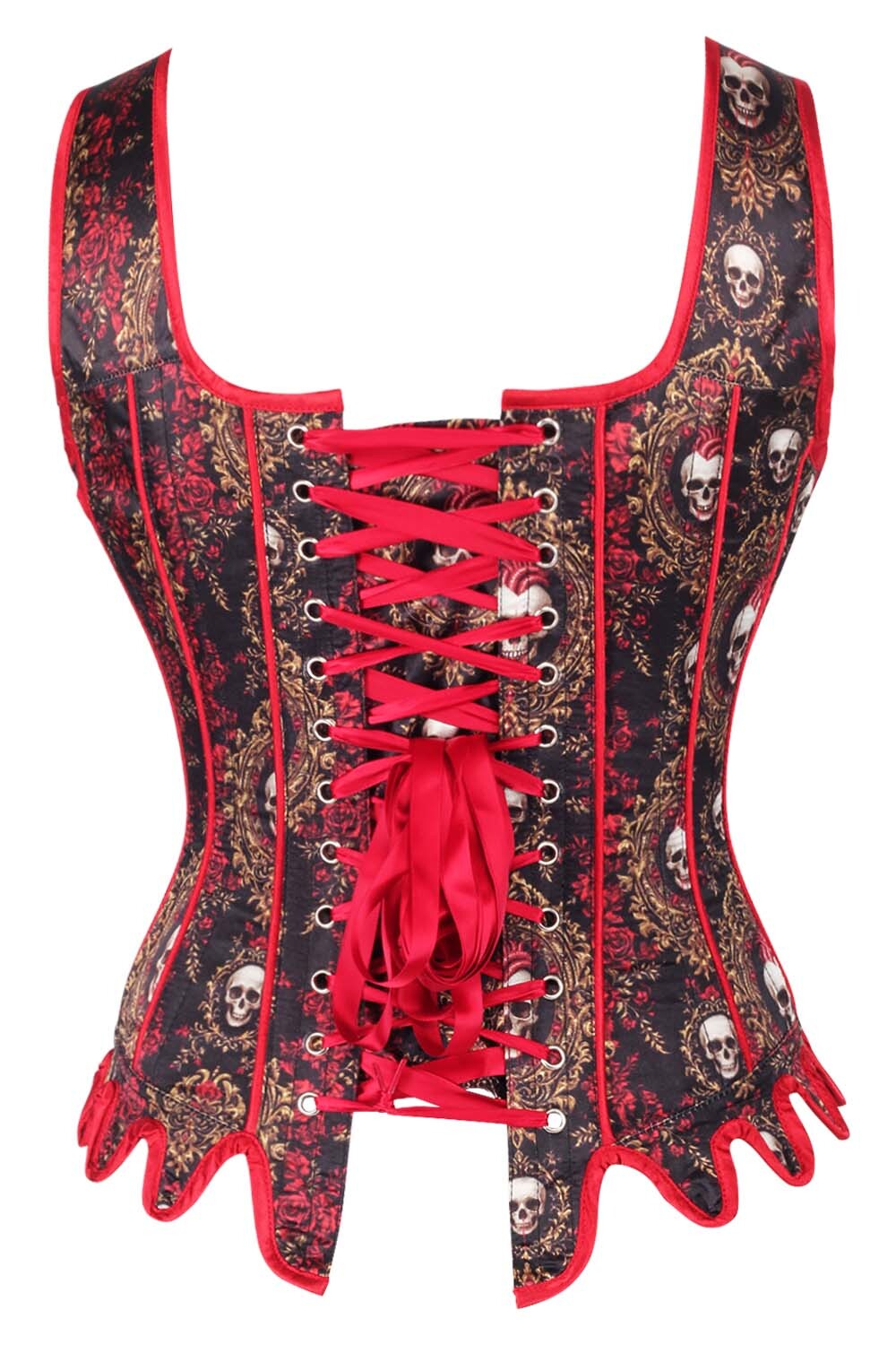 Linley Skull Satin Corset