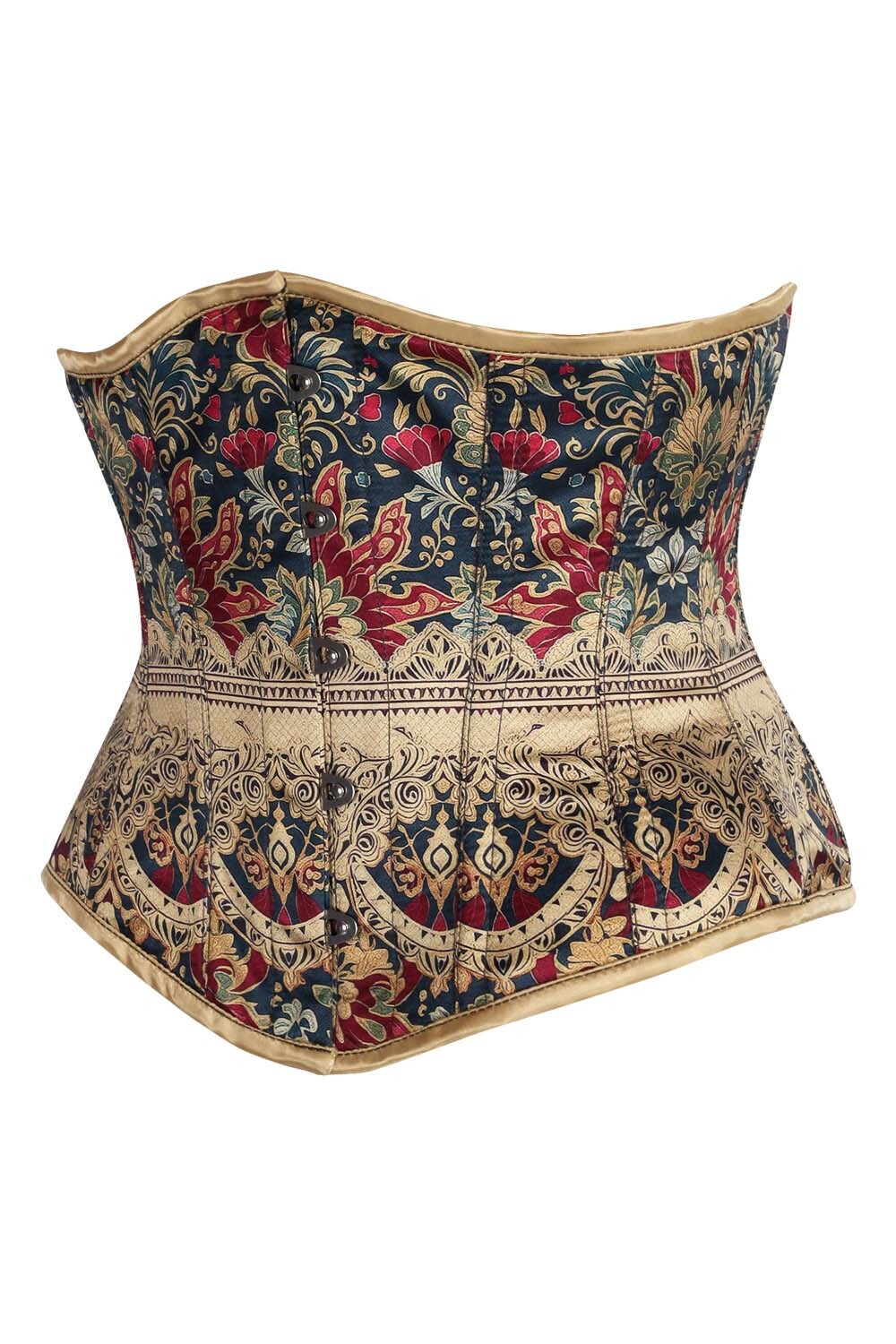 Irvina Floral Satin Underbust Corset