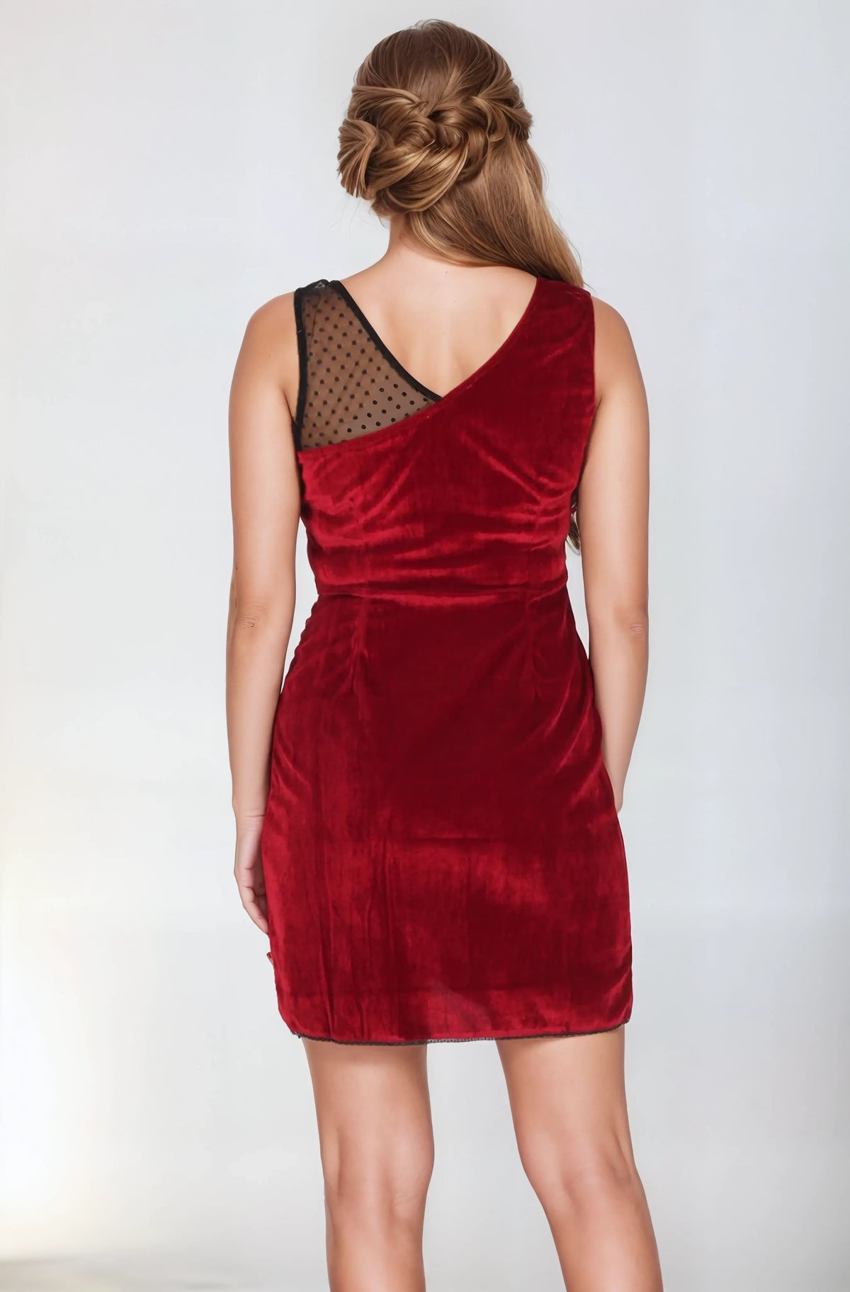 Niall Evening Dress with lace Detail