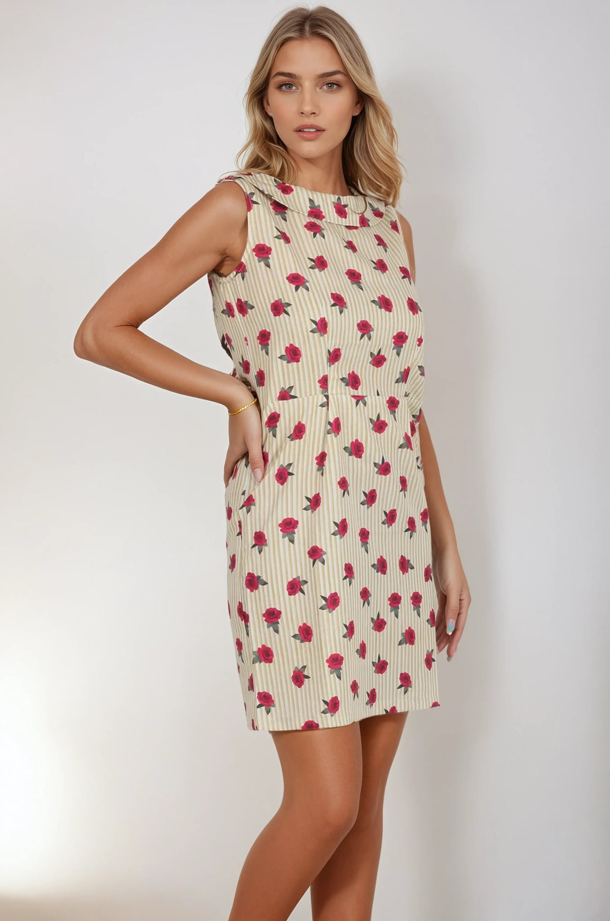 Moana Abstract Printed Dress