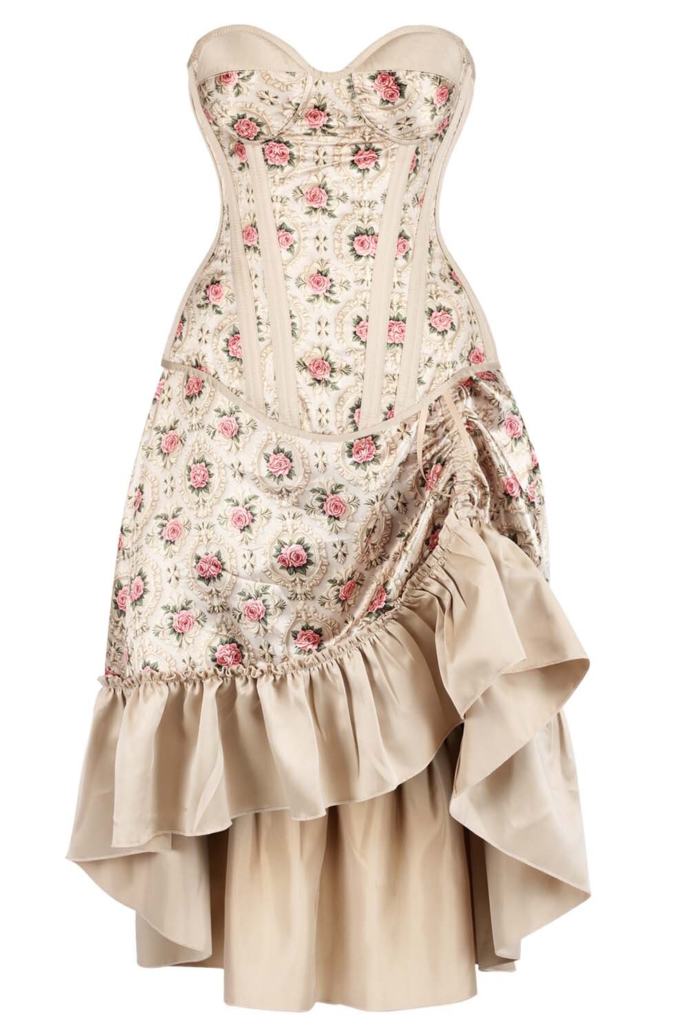 Hollie Rose Overbust Corset and Skirt Co-Ord Set