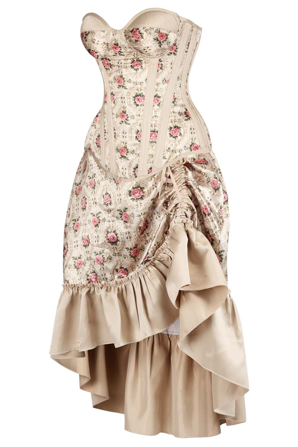 Hollie Rose Overbust Corset and Skirt Co-Ord Set