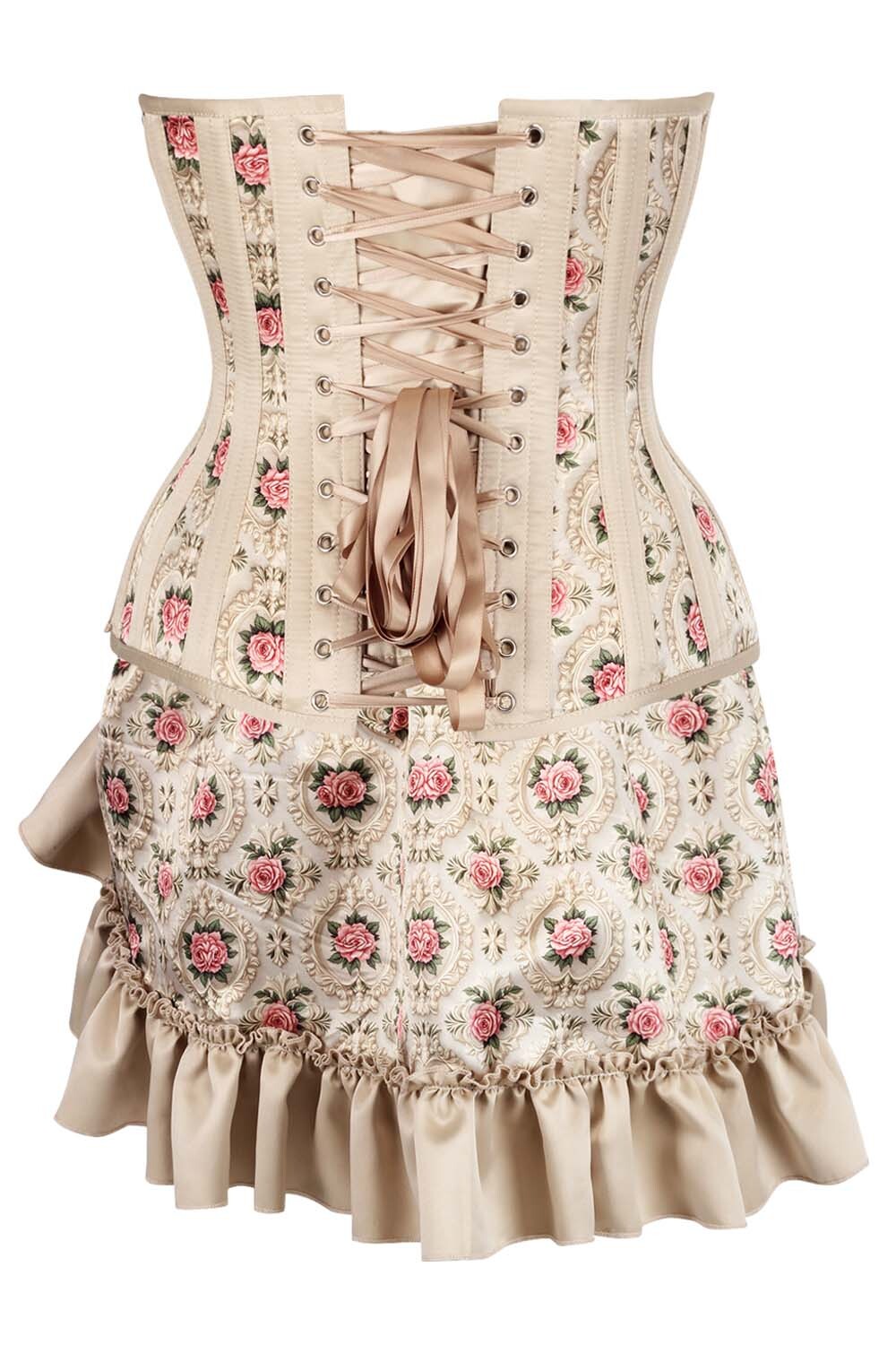 Hollie Rose Overbust Corset and Skirt Co-Ord Set