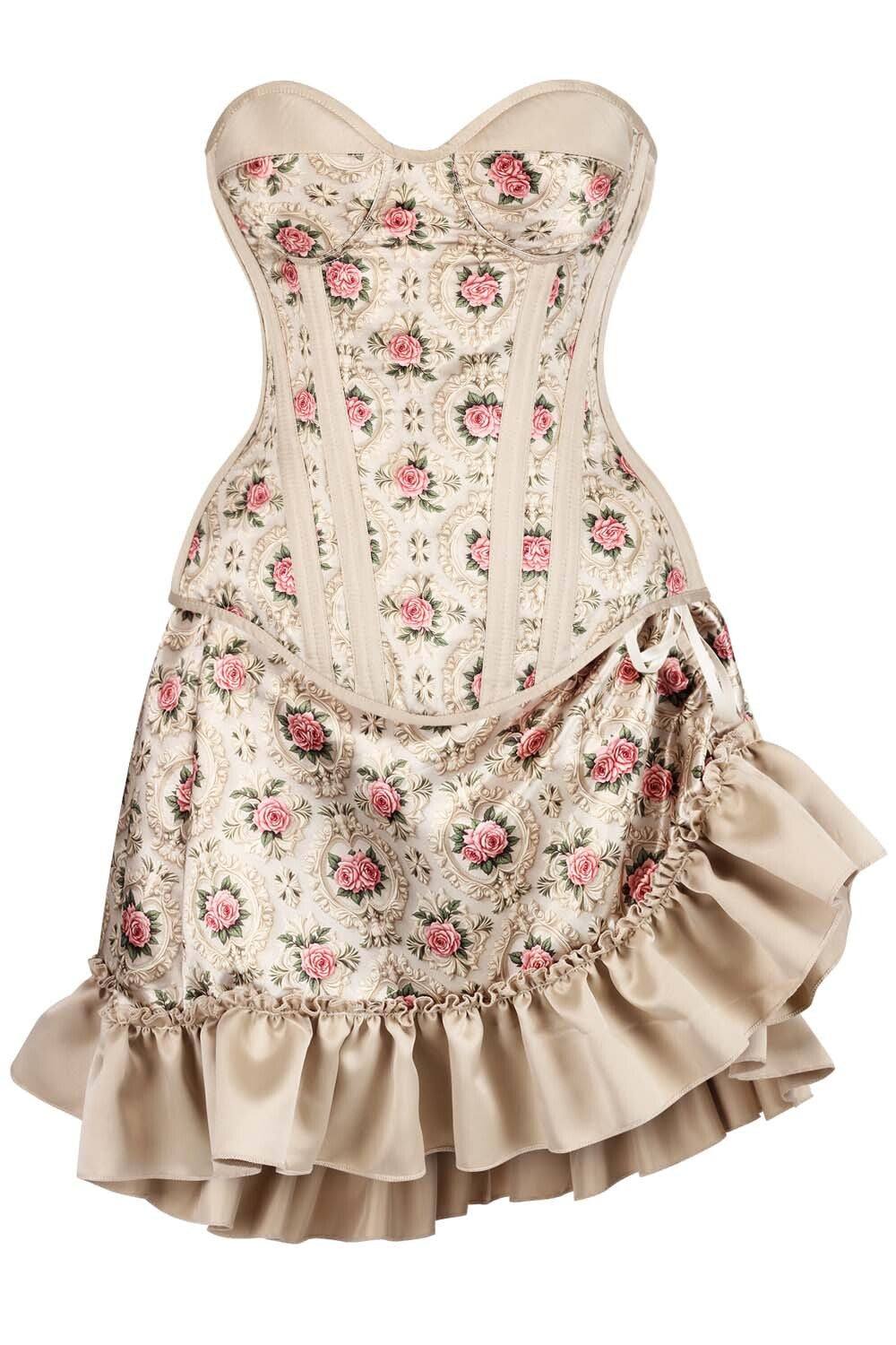 Hollie Rose Overbust Corset and Skirt Co-Ord Set