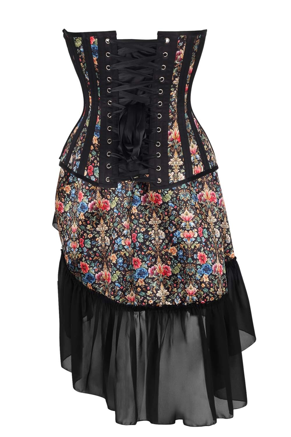 Twyla Floral Waist Trainer Corset and Skirt Co-ord Set