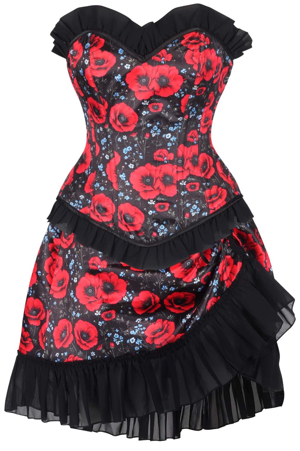Hideko Elegance Overbust Corset and Skirt Co-Ord Set