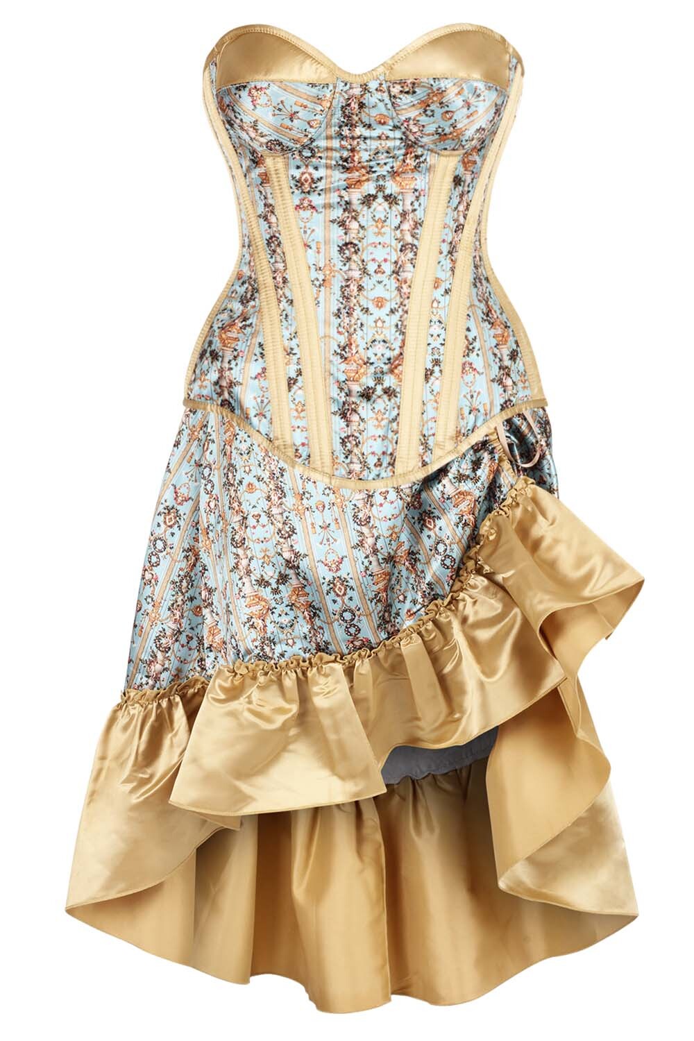 Mabry Baroque Waist Trainer Corset and Skirt Co-ord Set
