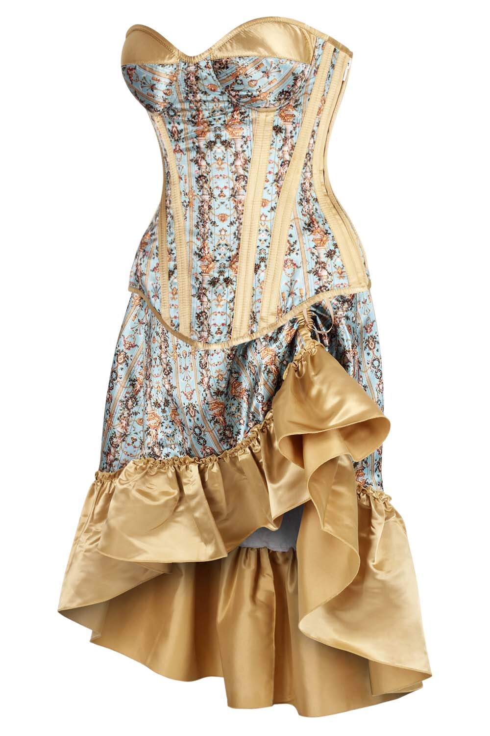 Mabry Baroque Waist Trainer Corset and Skirt Co-ord Set