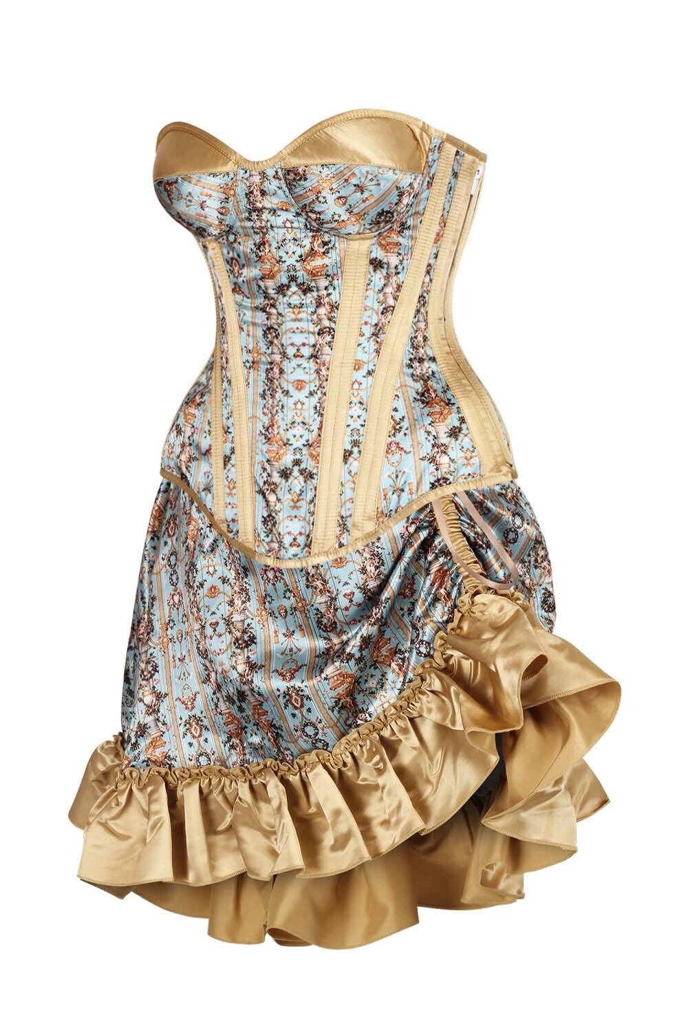 Mabry Baroque Waist Trainer Corset and Skirt Co-ord Set