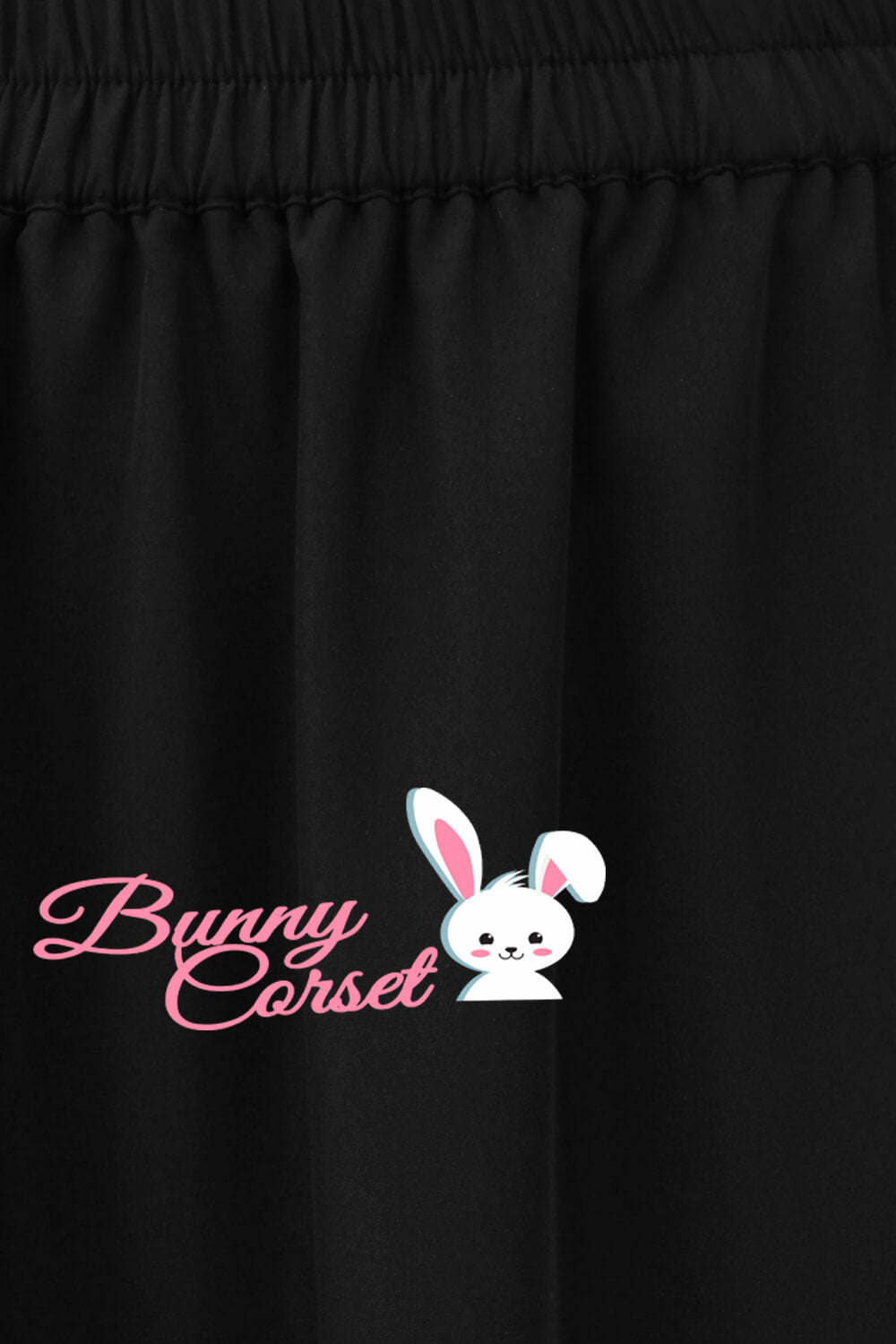 Reagan Burlesque Skirt in Black Crepe