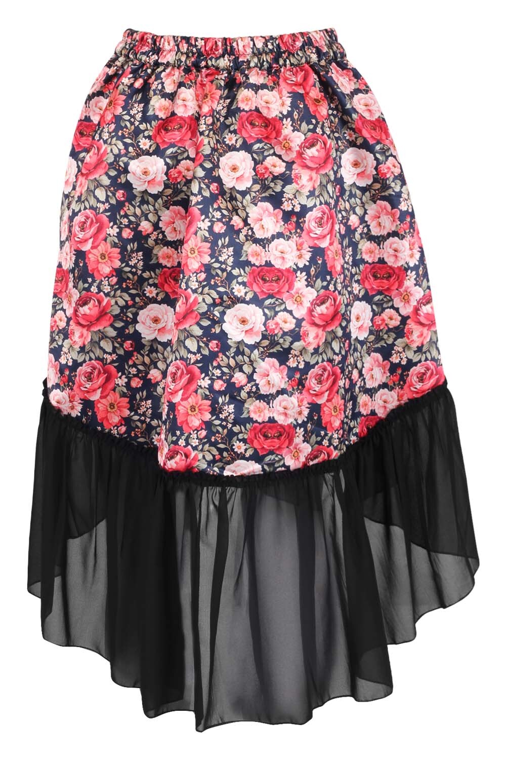 Audene Floral Overbust Corset and Skirt Co-Ord Set