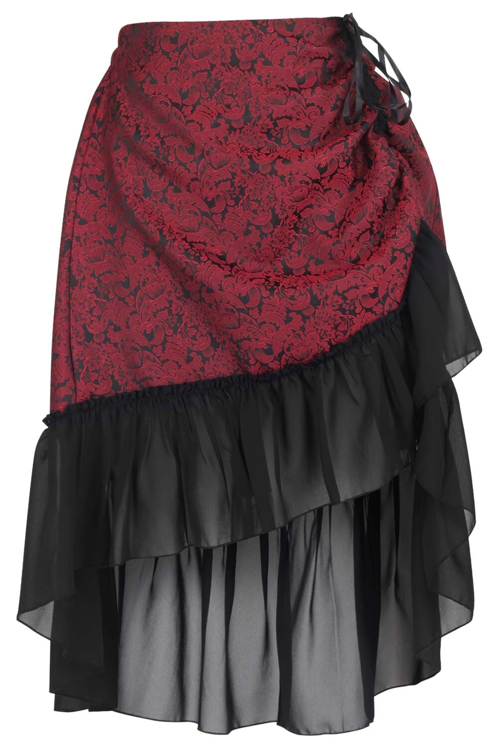 Aerith Brocade Overbust Corset and Skirt Co-ord Set