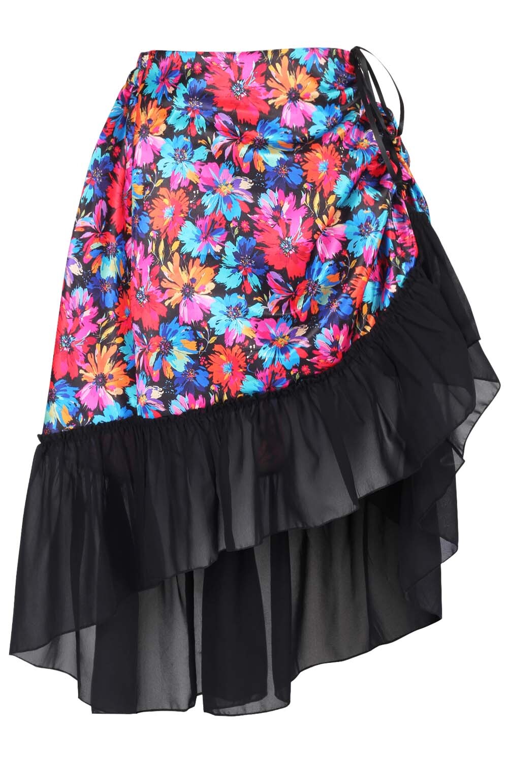 Etsuko Florals Overbust Corset and Skirt Co-Ord Set