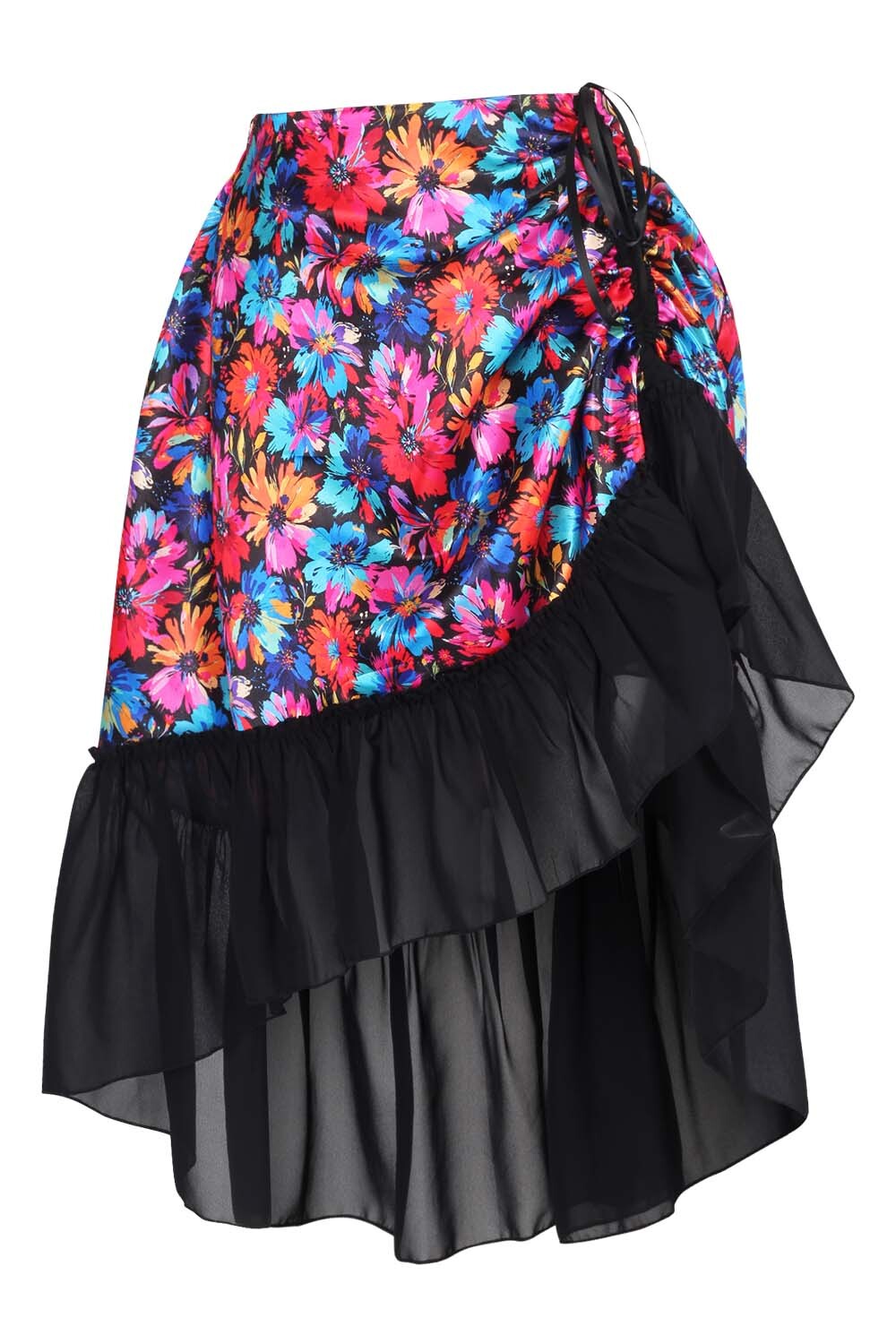 Etsuko Florals Overbust Corset and Skirt Co-Ord Set