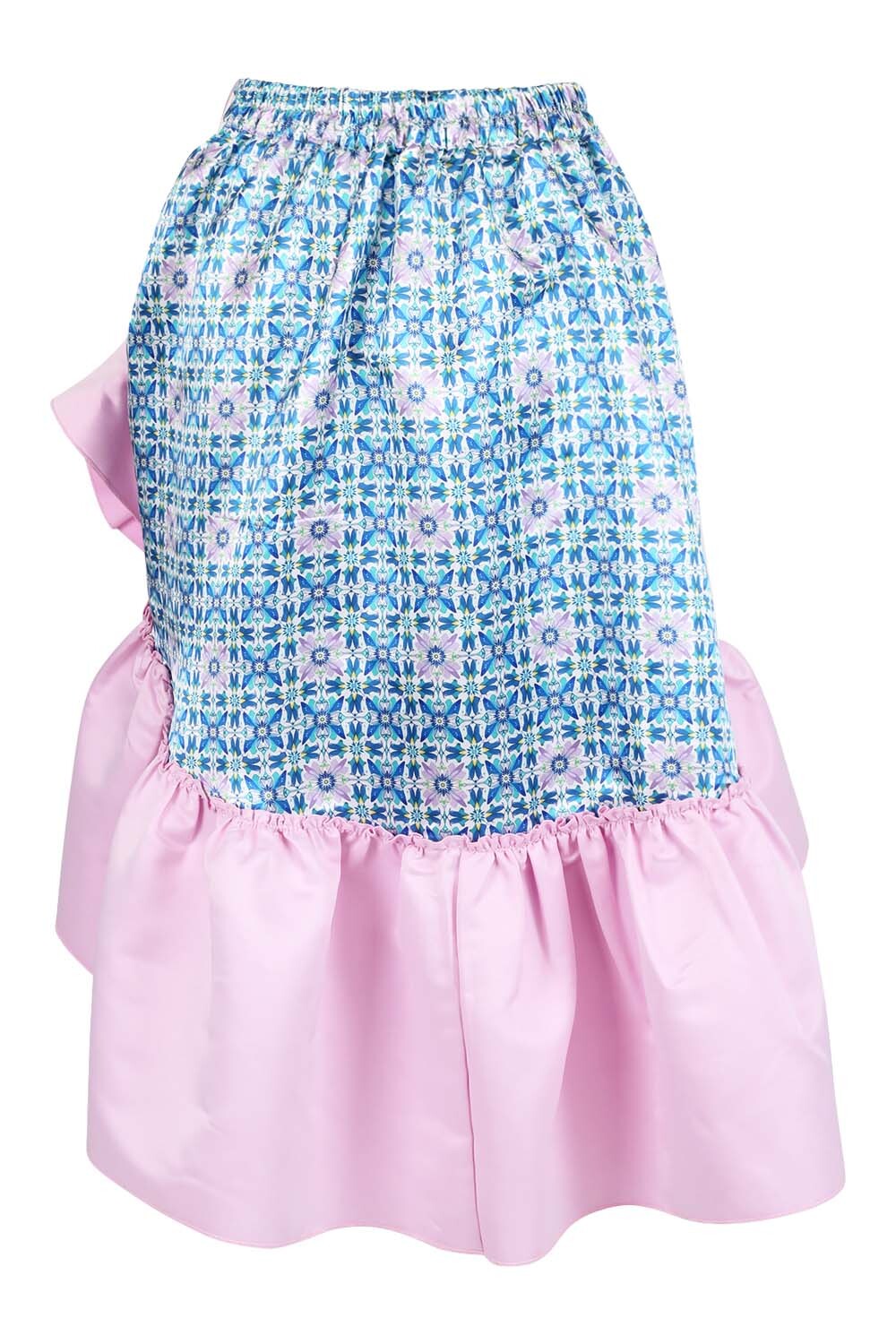 Chiyeko Printed Waist Trainer Corset and Skirt Co-ord Set