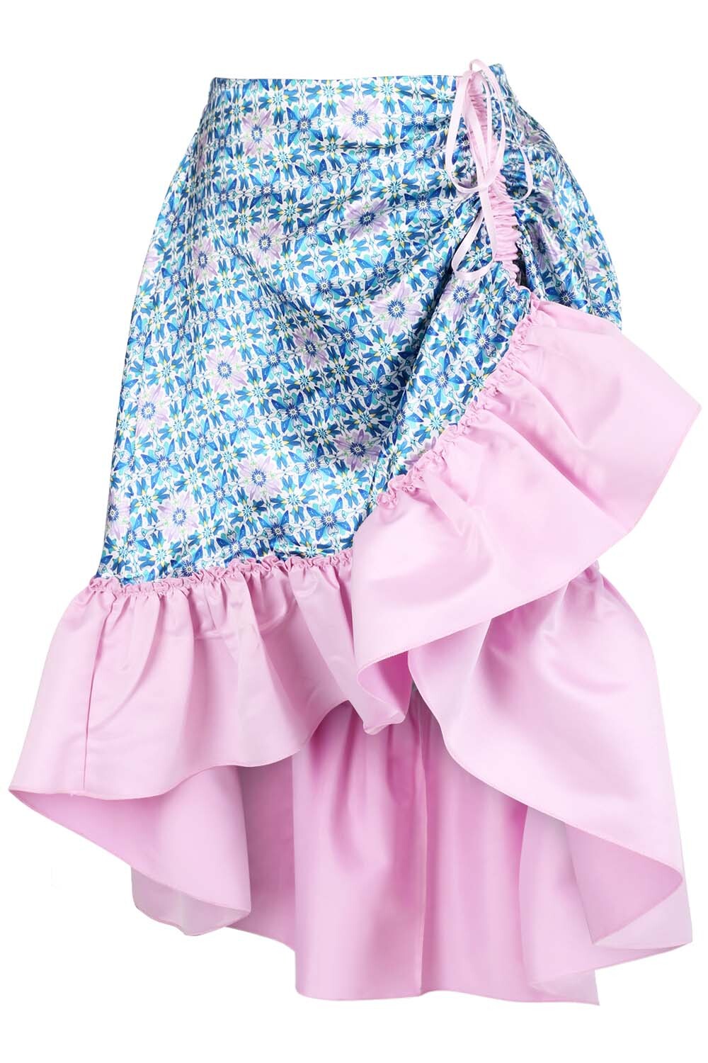 Chiyeko Printed Waist Trainer Corset and Skirt Co-ord Set