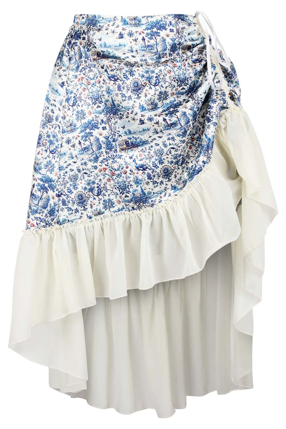 Bevie Floral Waist Trainer Corset and Skirt Co-ord Set