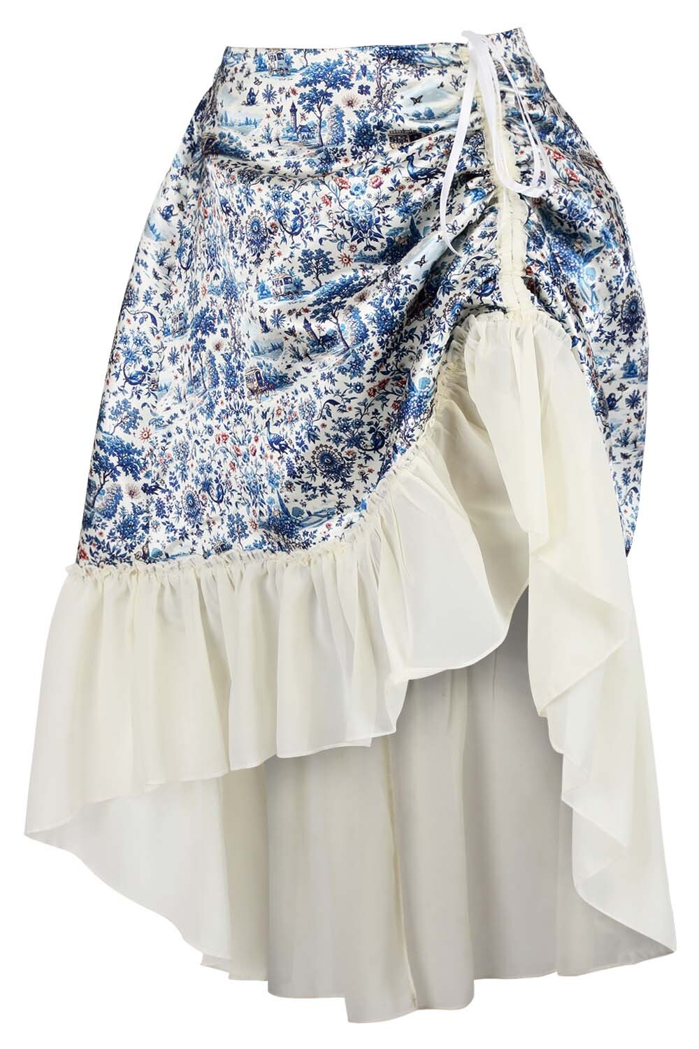Bevie Floral Waist Trainer Corset and Skirt Co-ord Set