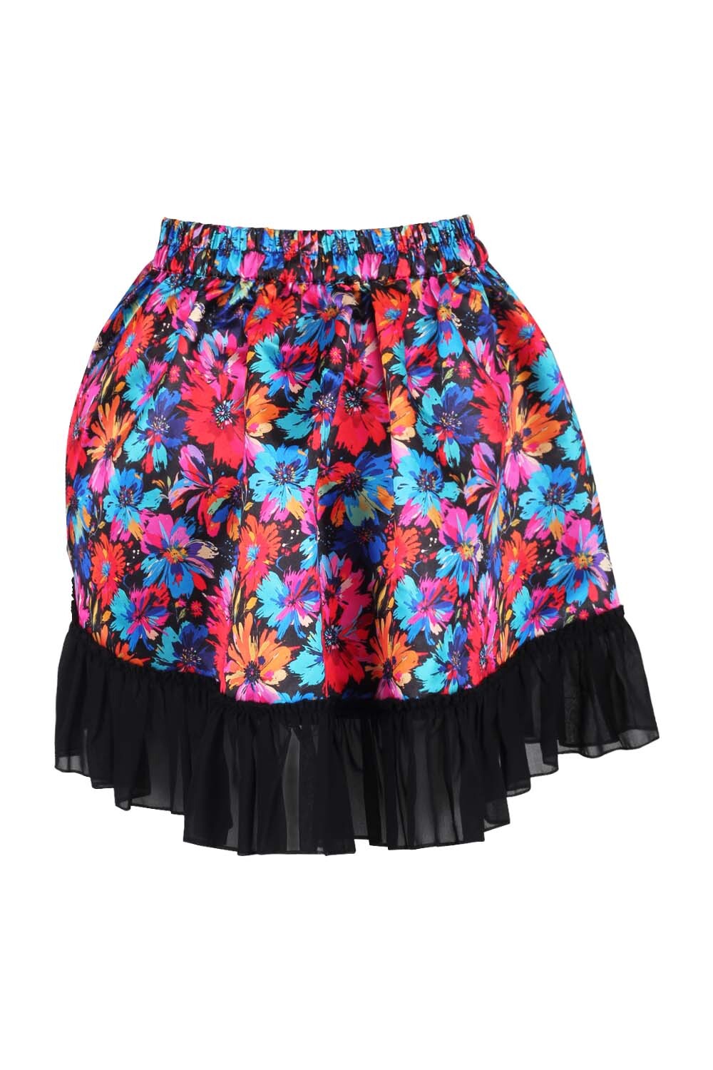 Etsuko Florals Overbust Corset and Skirt Co-Ord Set
