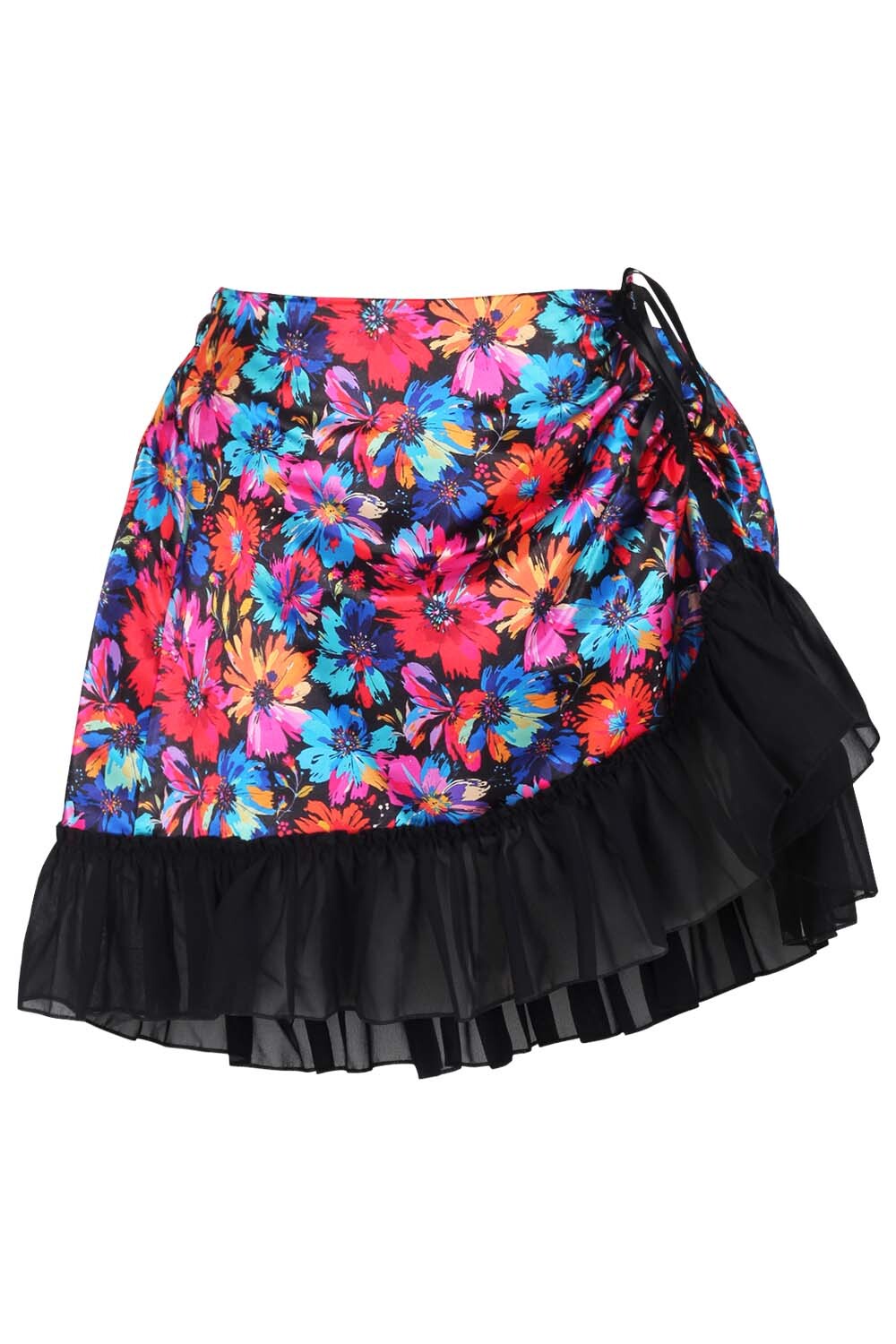 Etsuko Florals Overbust Corset and Skirt Co-Ord Set