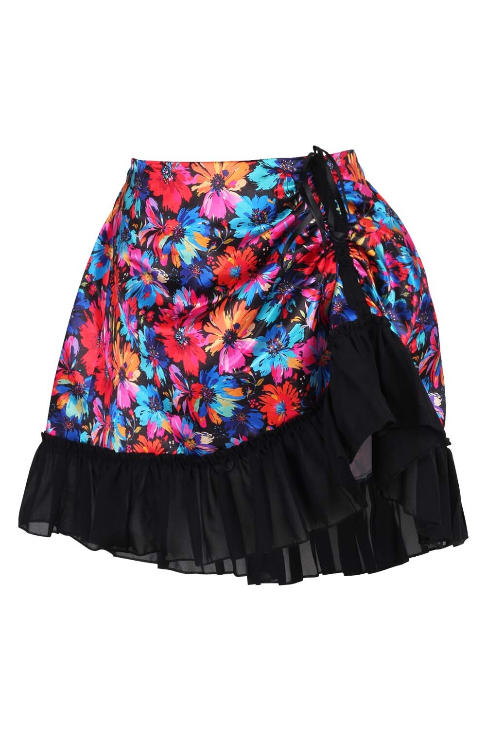 Etsuko Florals Overbust Corset and Skirt Co-Ord Set