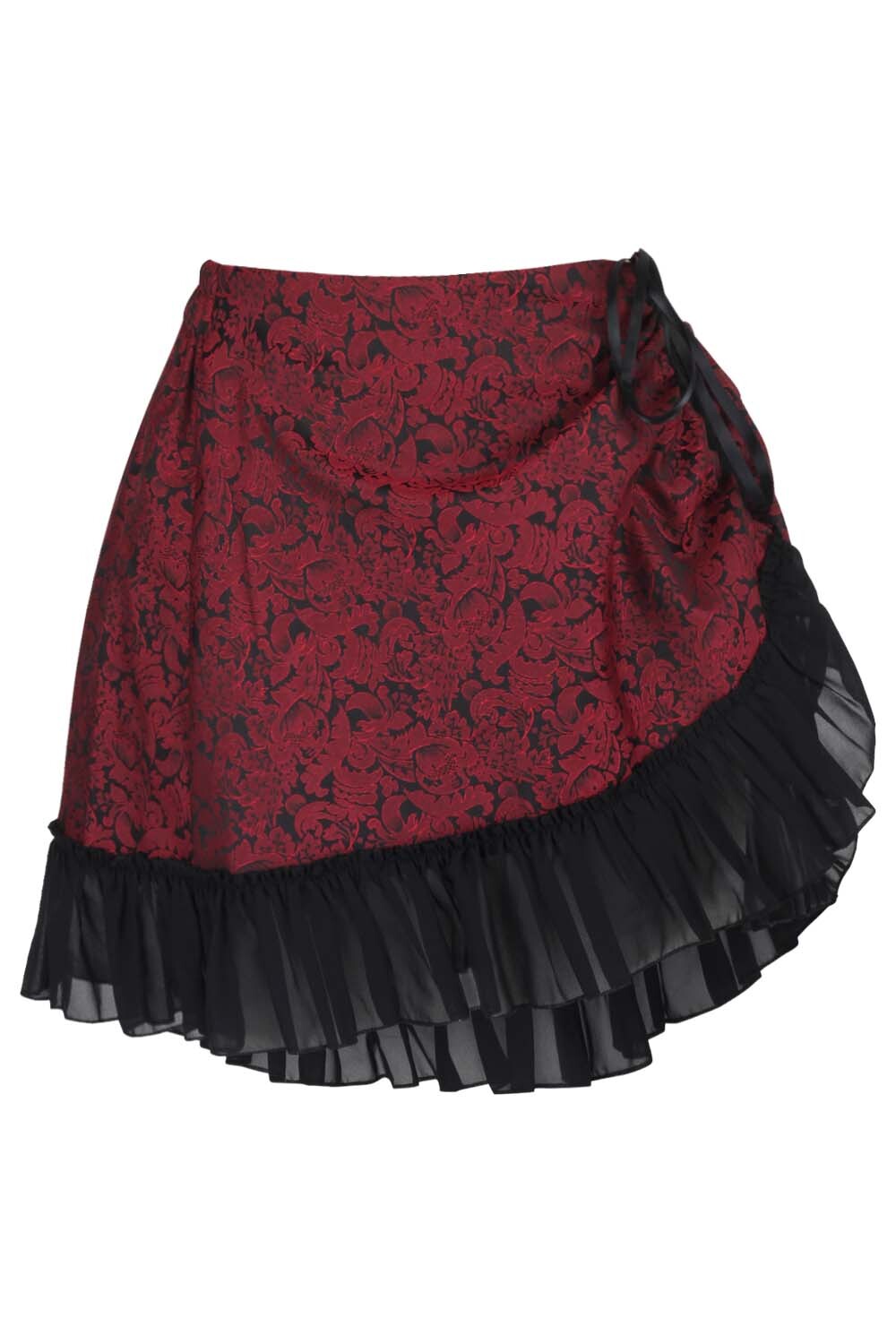 Aerith Brocade Overbust Corset and Skirt Co-ord Set