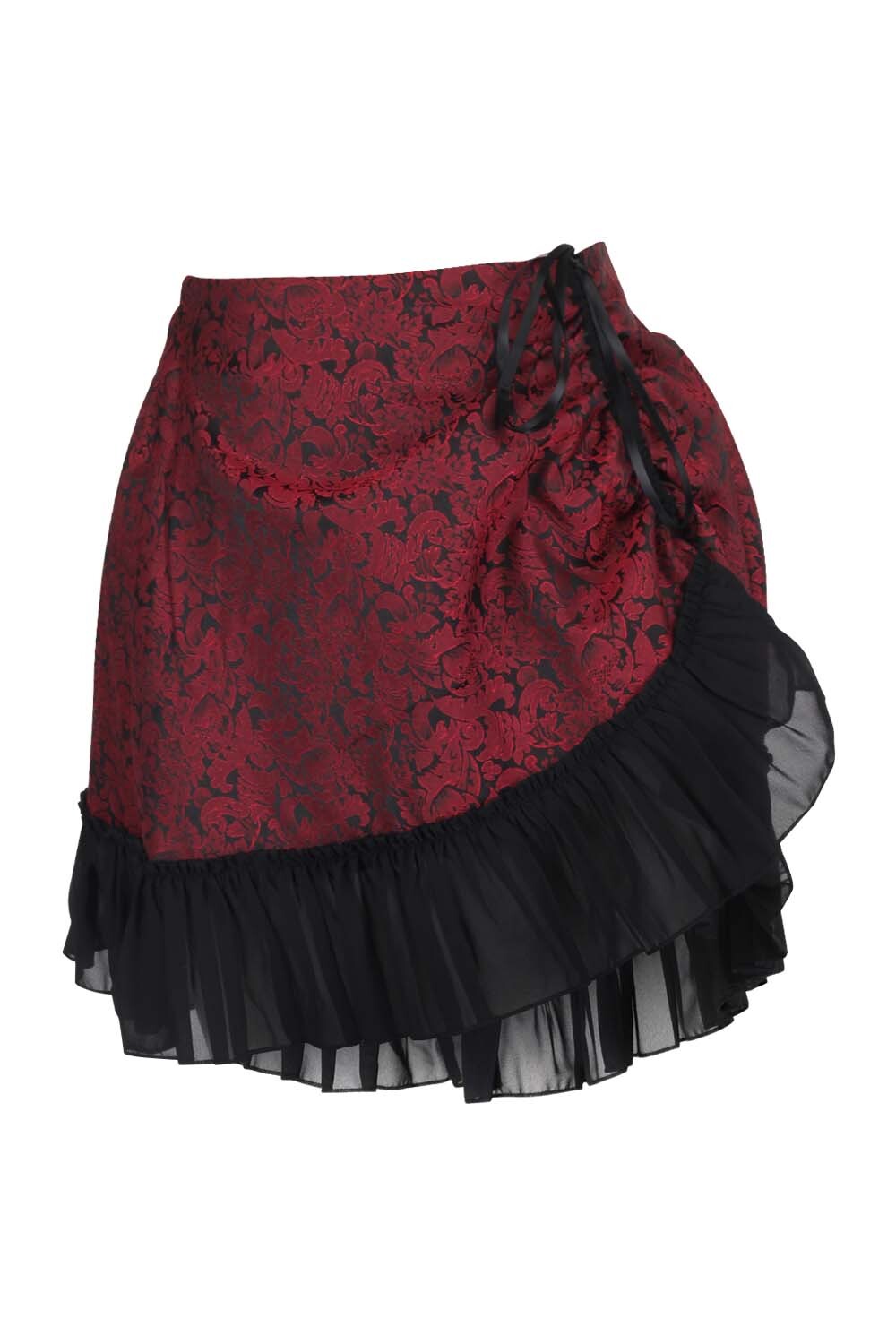 Aerith Brocade Overbust Corset and Skirt Co-ord Set