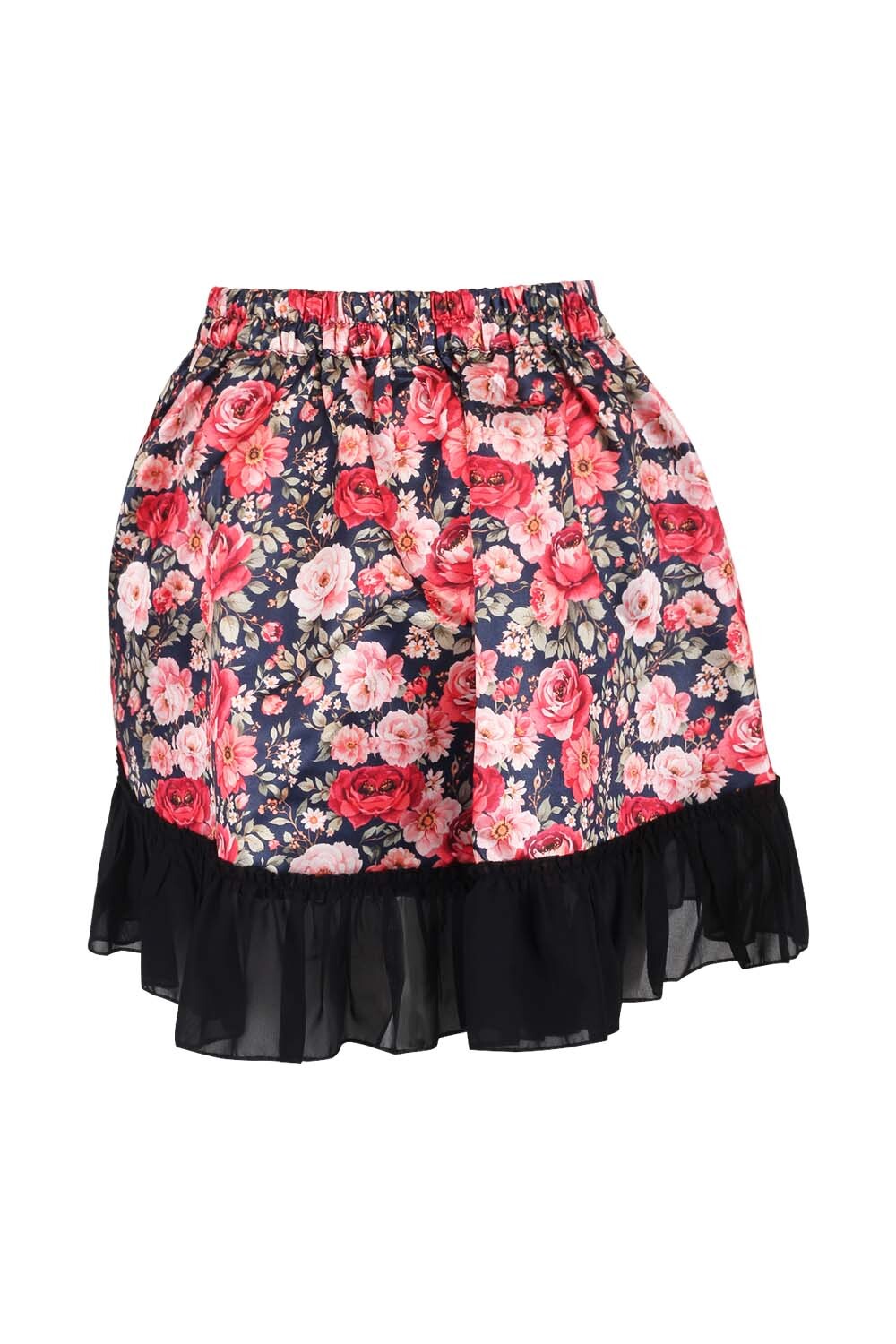 Audene Floral Overbust Corset and Skirt Co-Ord Set