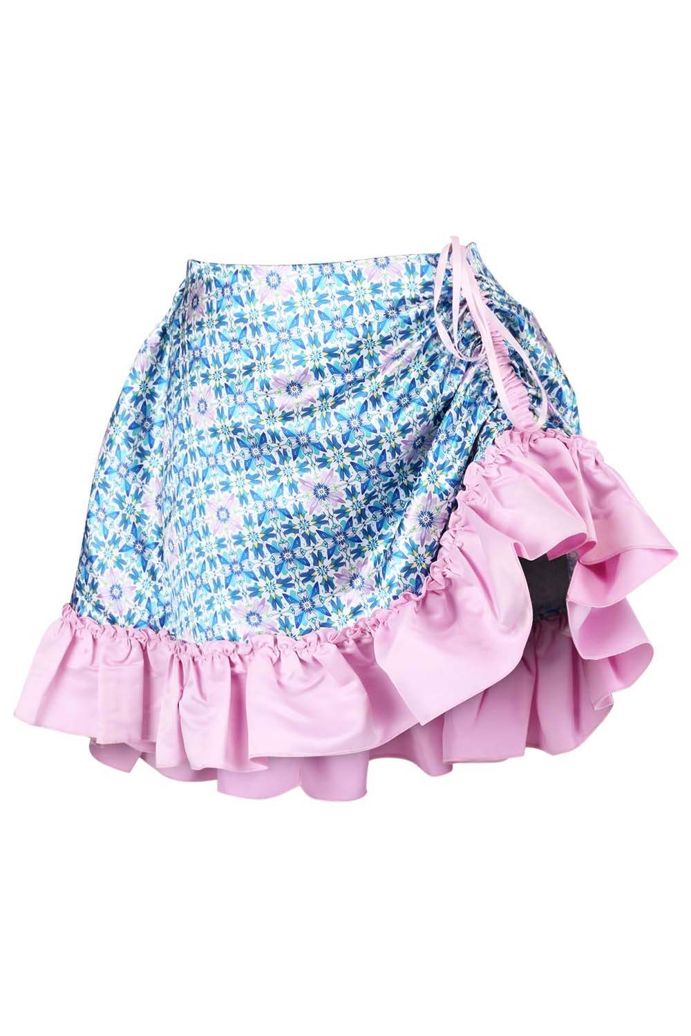Chiyeko Printed Waist Trainer Corset and Skirt Co-ord Set