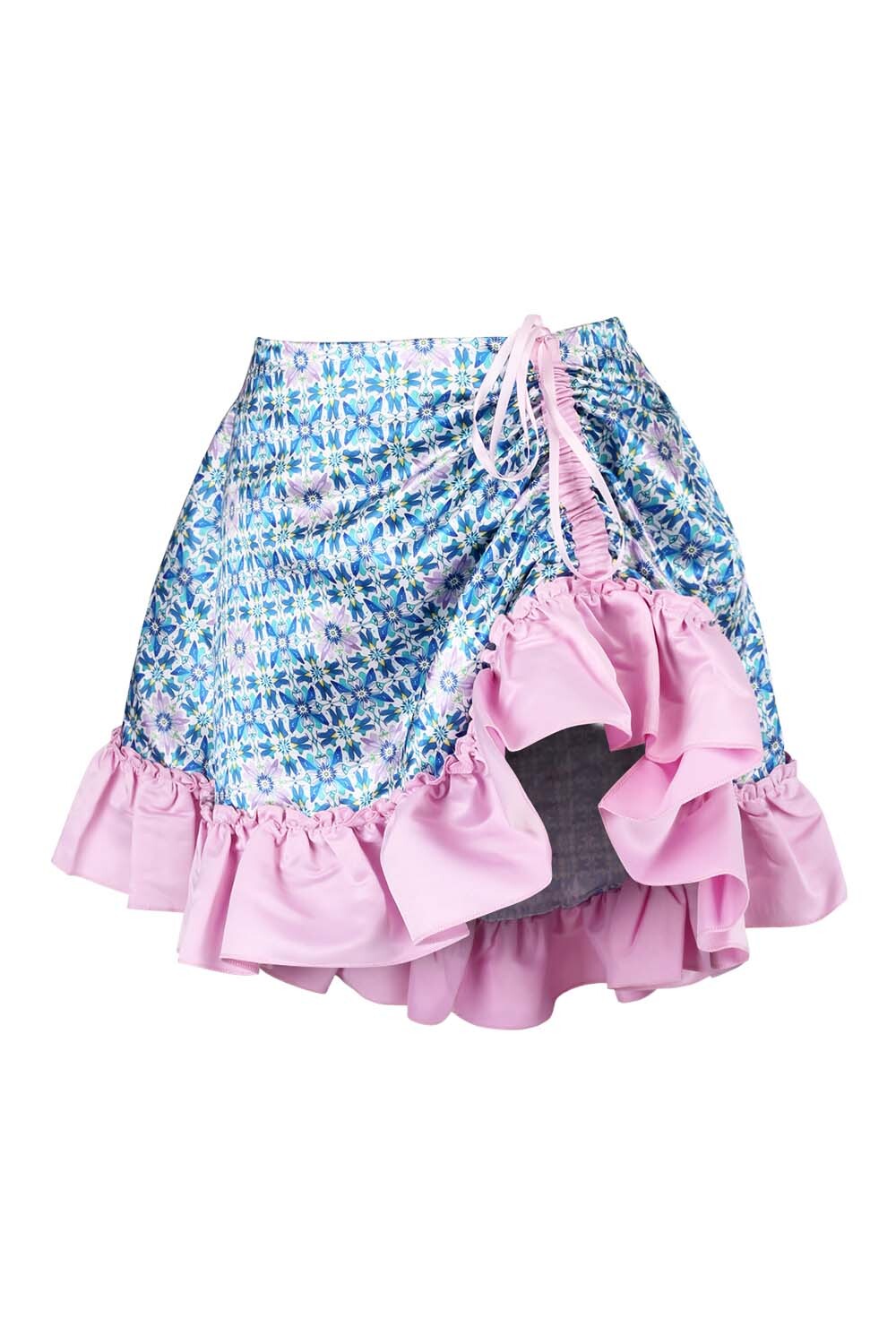 Chiyeko Printed Waist Trainer Corset and Skirt Co-ord Set