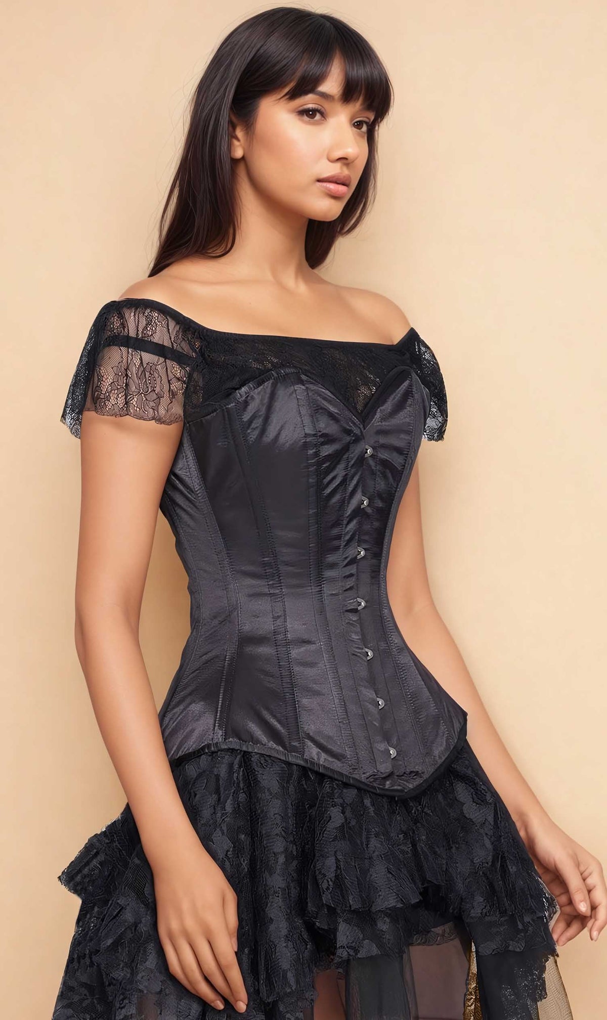Aida Black Gothic Corset