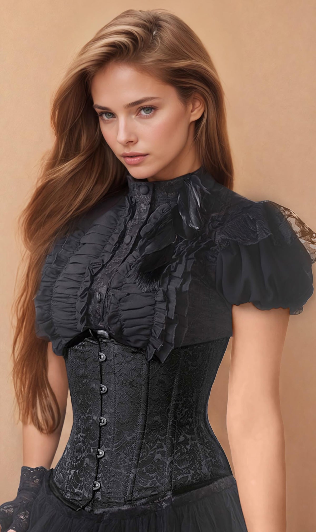 Catalina Brocade Underbust Corset