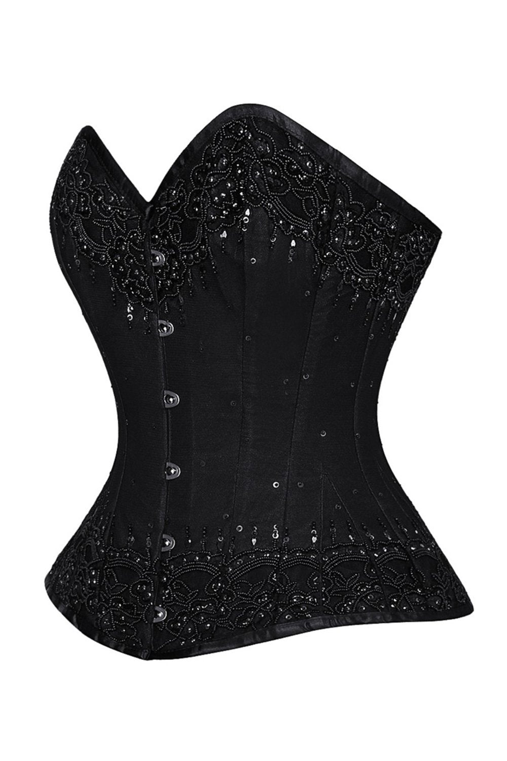 Carita Black Overbust Couture Corset