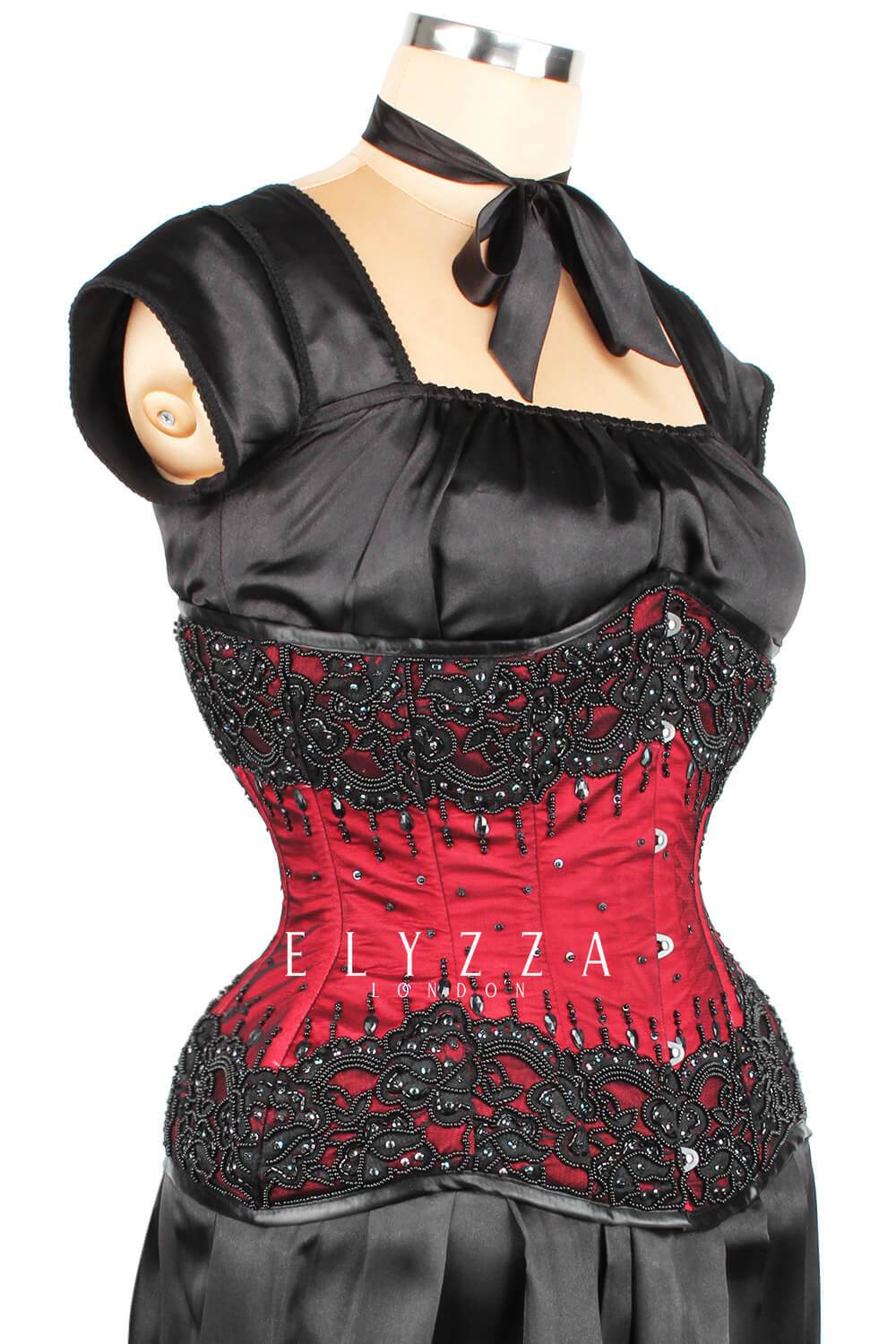 EL-130 - Custom Made Curvy Hand Crafted Couture Corset (ELC-102)