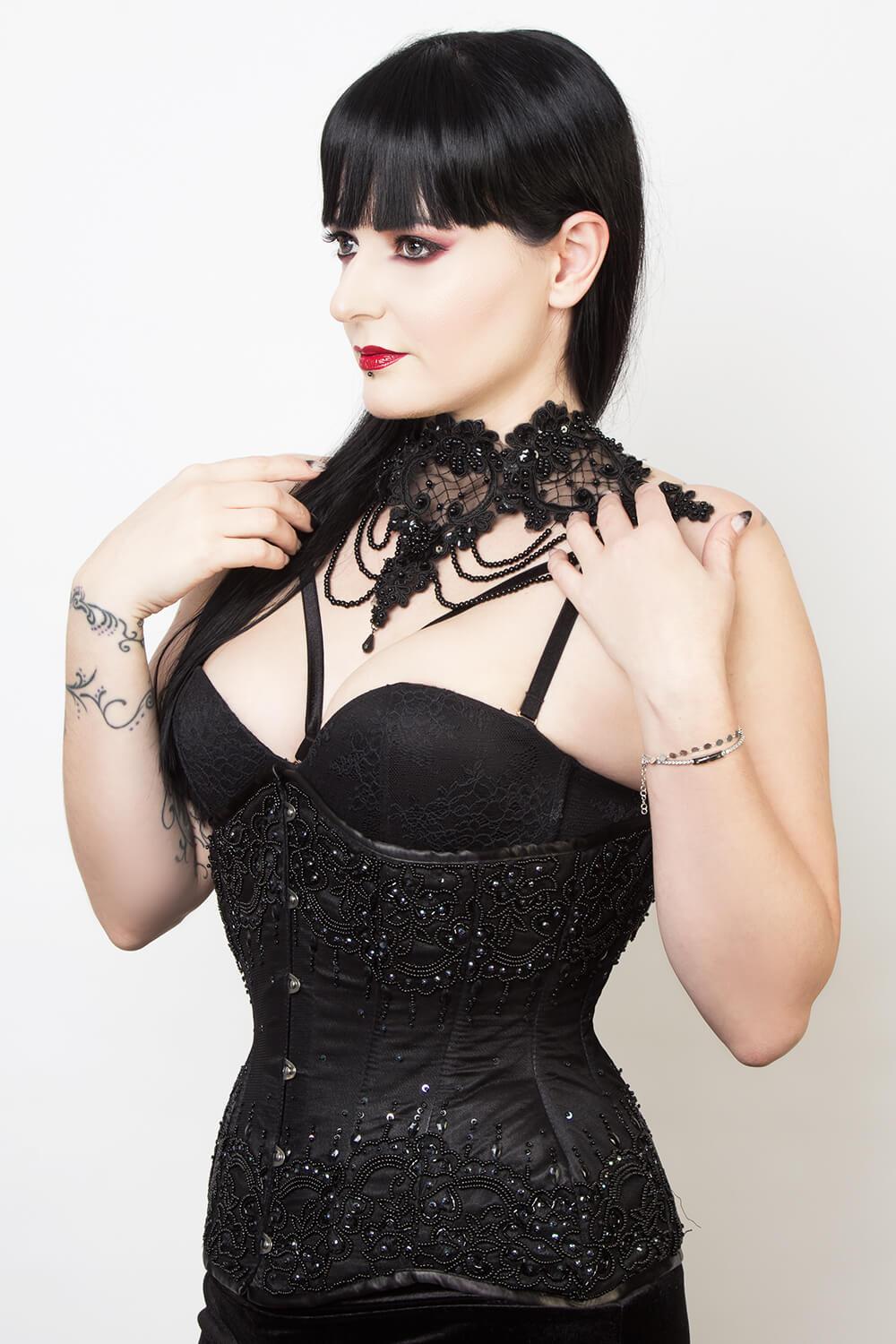 EL-131 - Custom Made Curvy Hand Crafted Couture Corset (ELC-102)