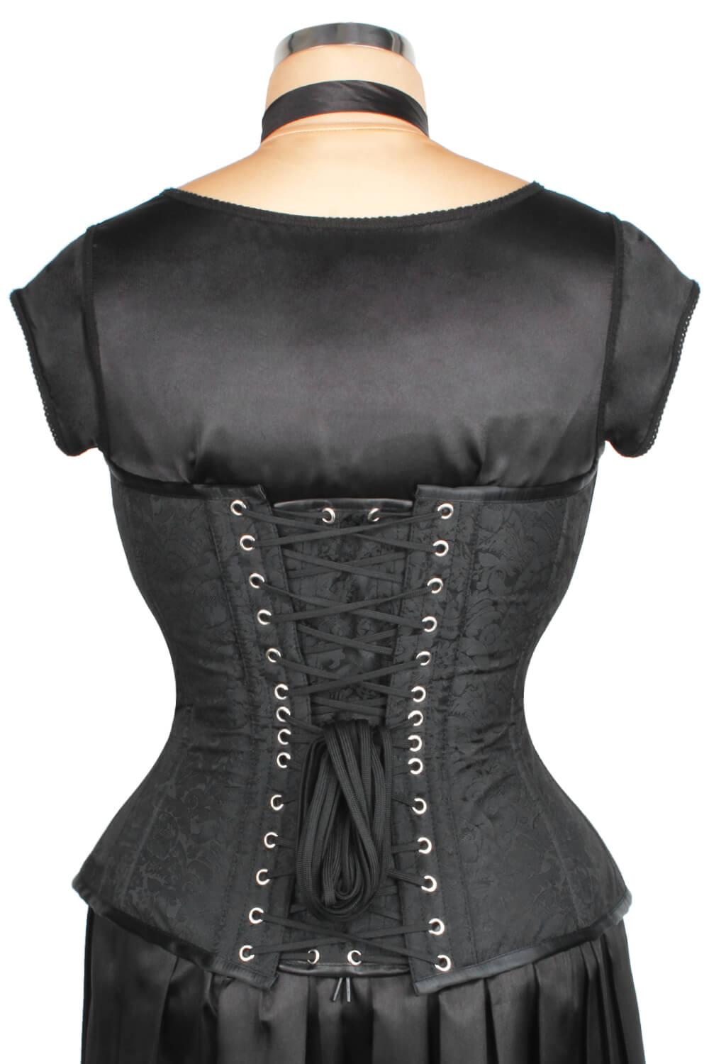 Waist Reducing Overbust Brocade Corset (ELC-301)