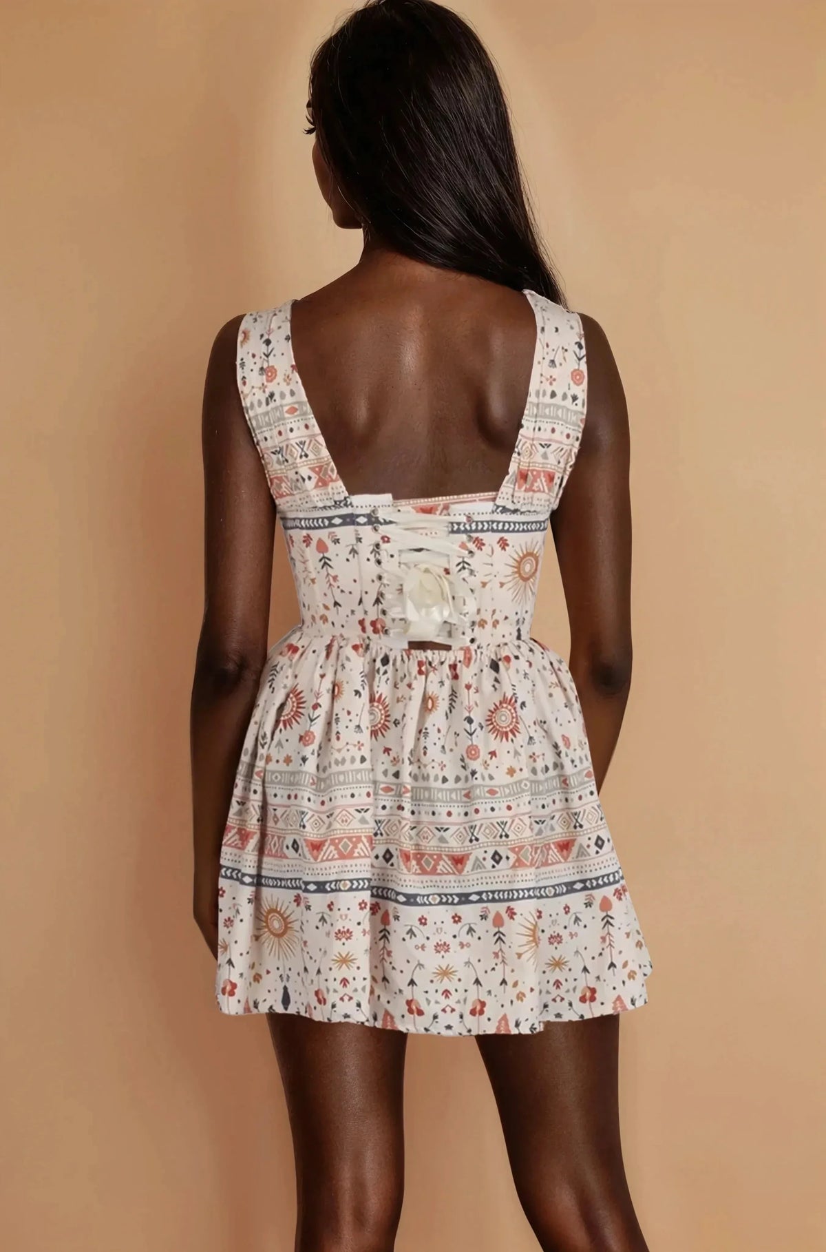 Shirline Bohemian Tapestry Custom Made Corset Dress