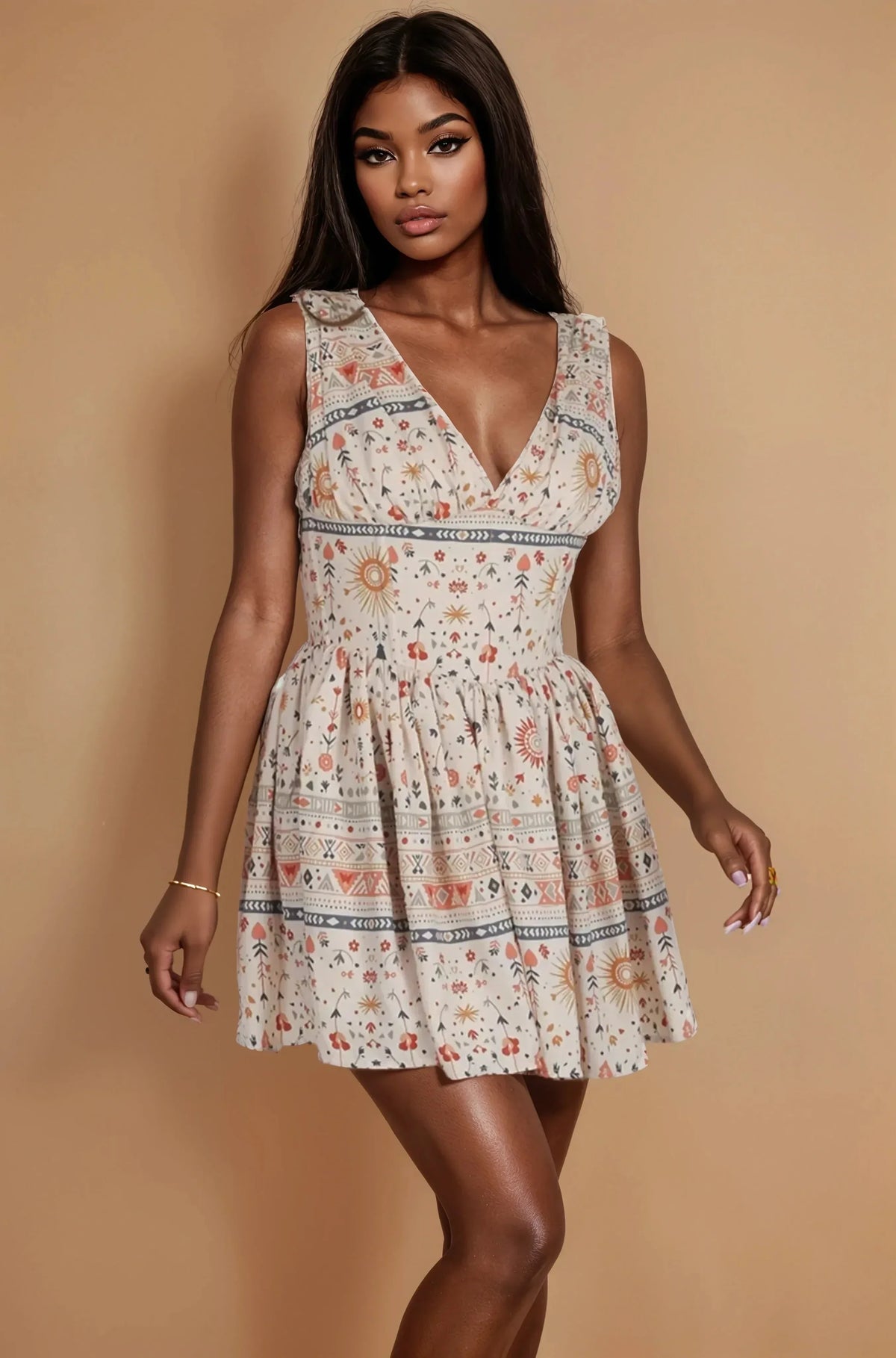 Shirline Bohemian Tapestry Custom Made Corset Dress