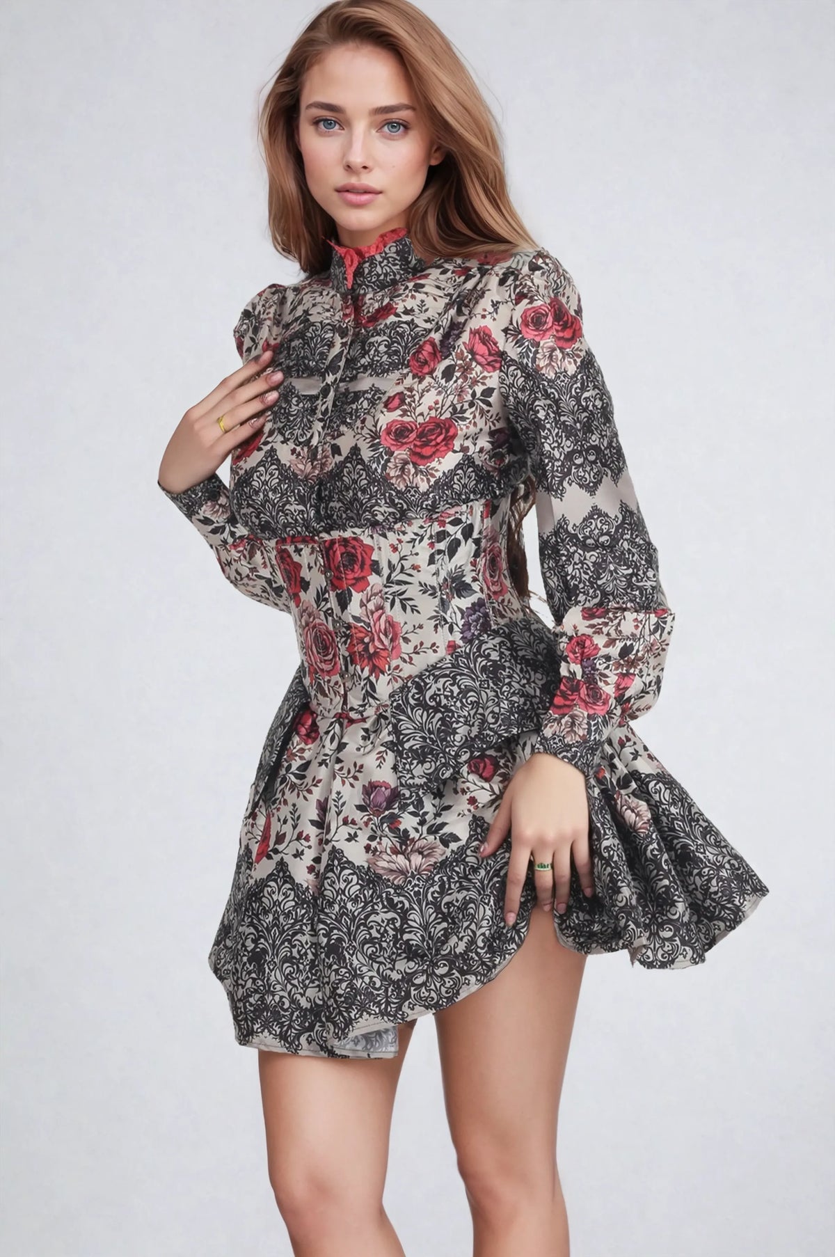 Ethel Gothic Lace Nocturne Costume Set