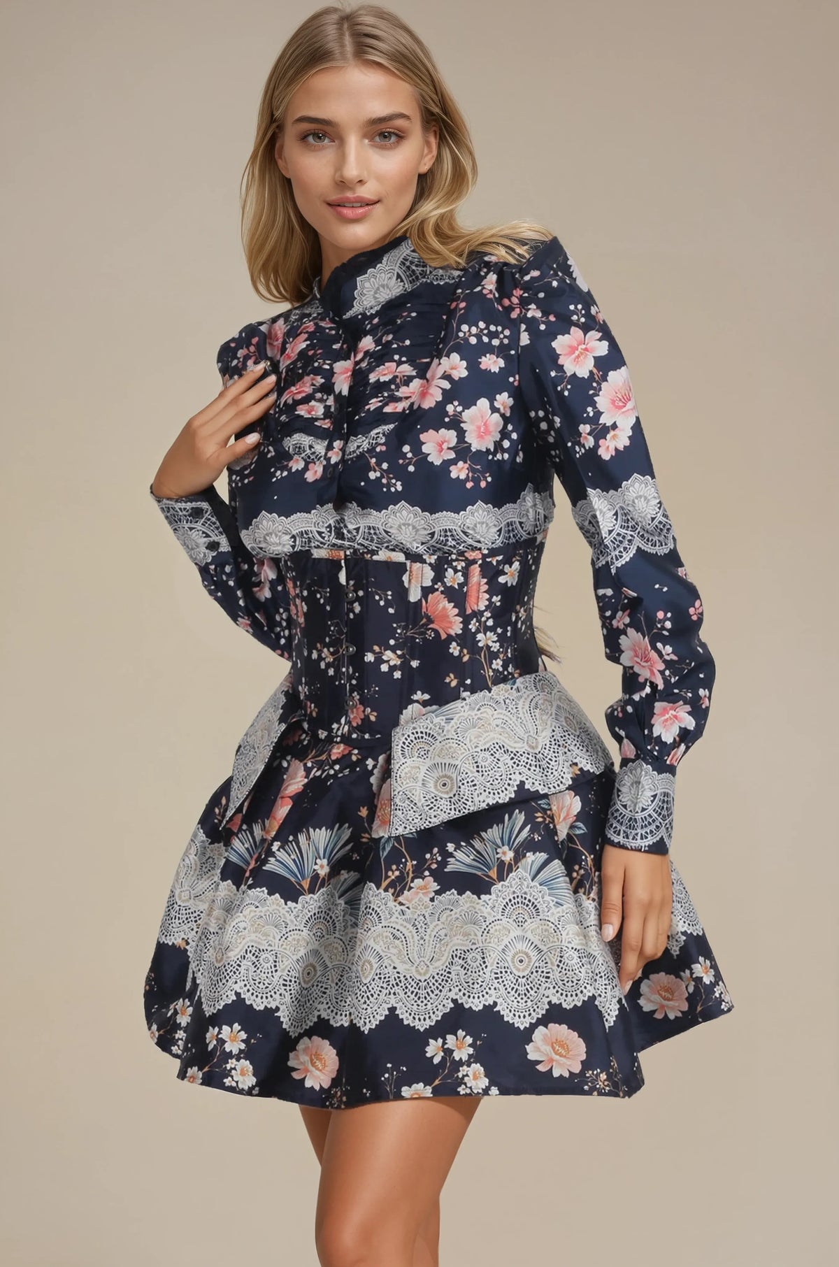 Annett Indigo Reverence Underbust Custom Made Corset