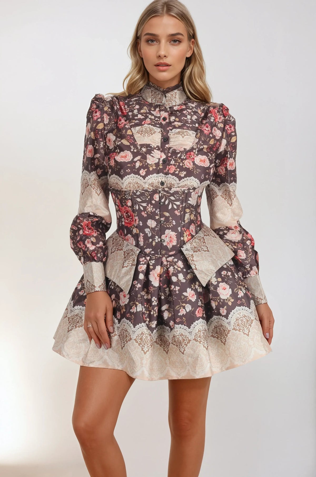 Chellsie Victorian Rose Lace Costume Set
