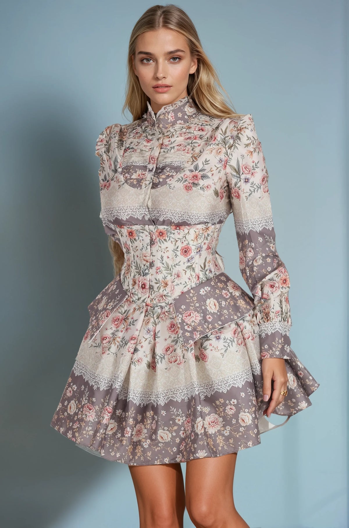 Shawntel Heirloom Garden Underbust Custom Made Corset