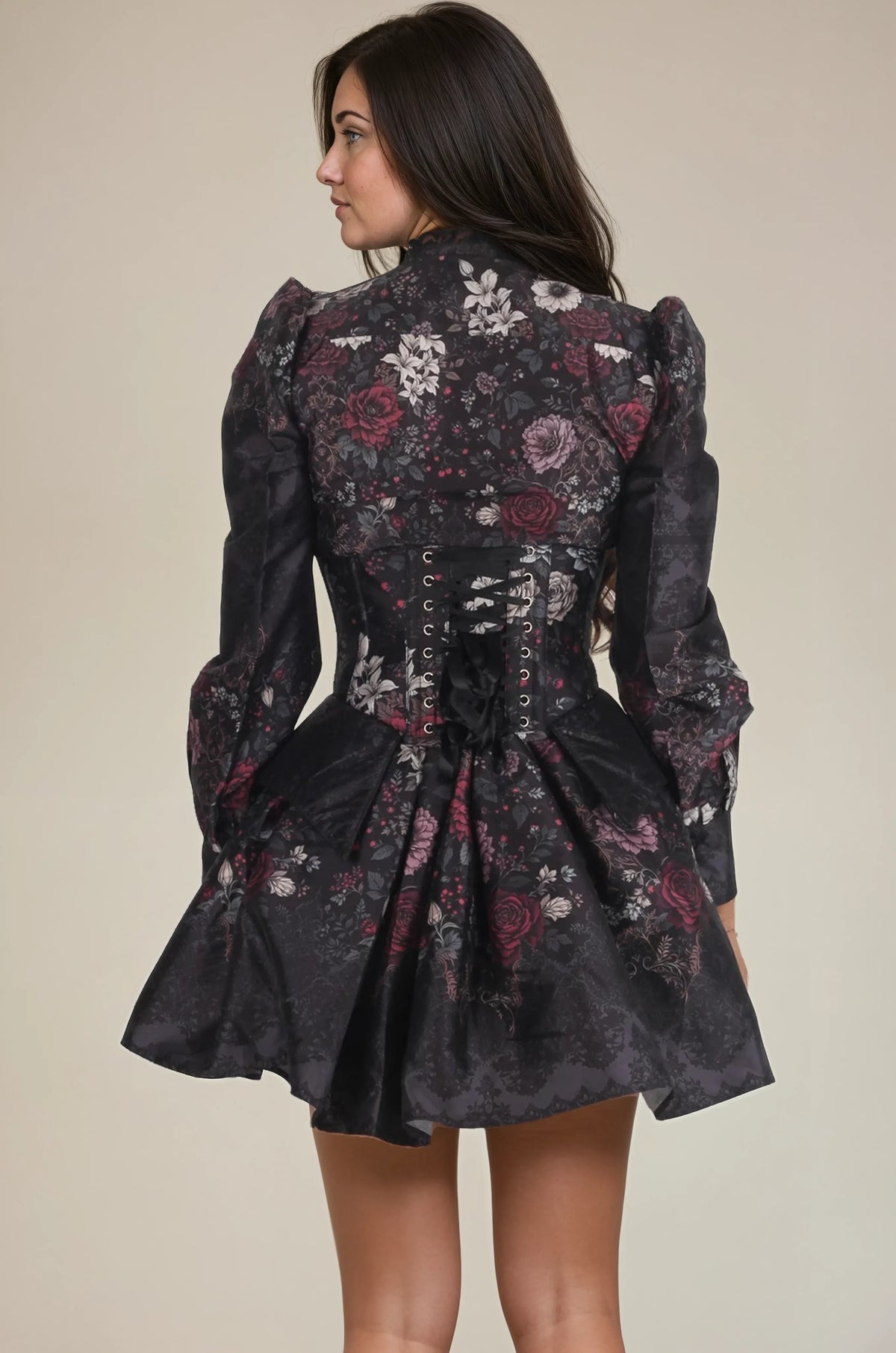 Willena Midnight Mourning Lace Costume Set