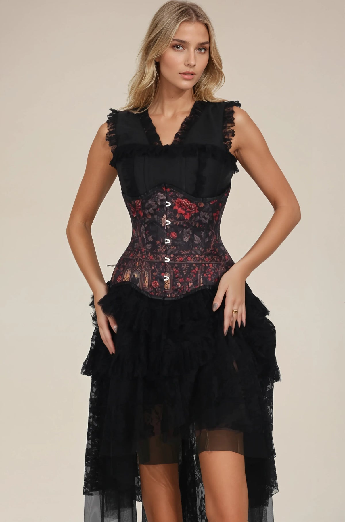 Audrene Ravenveil Tapestry Curvy Corset