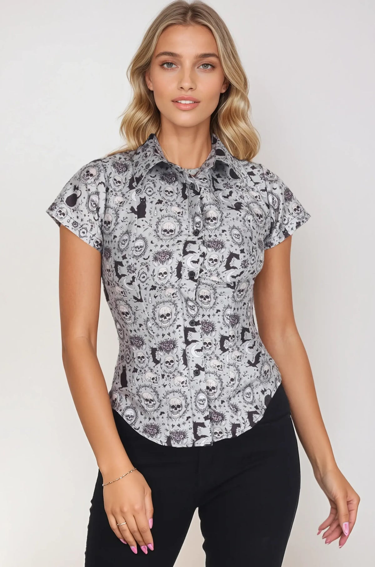 Sachiko Gothic Inspired Corset Shirt