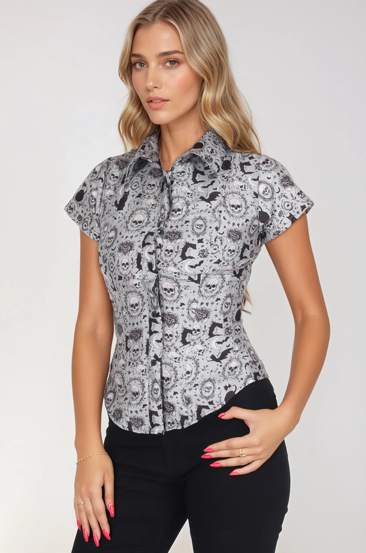 Sachiko Gothic Inspired Corset Shirt