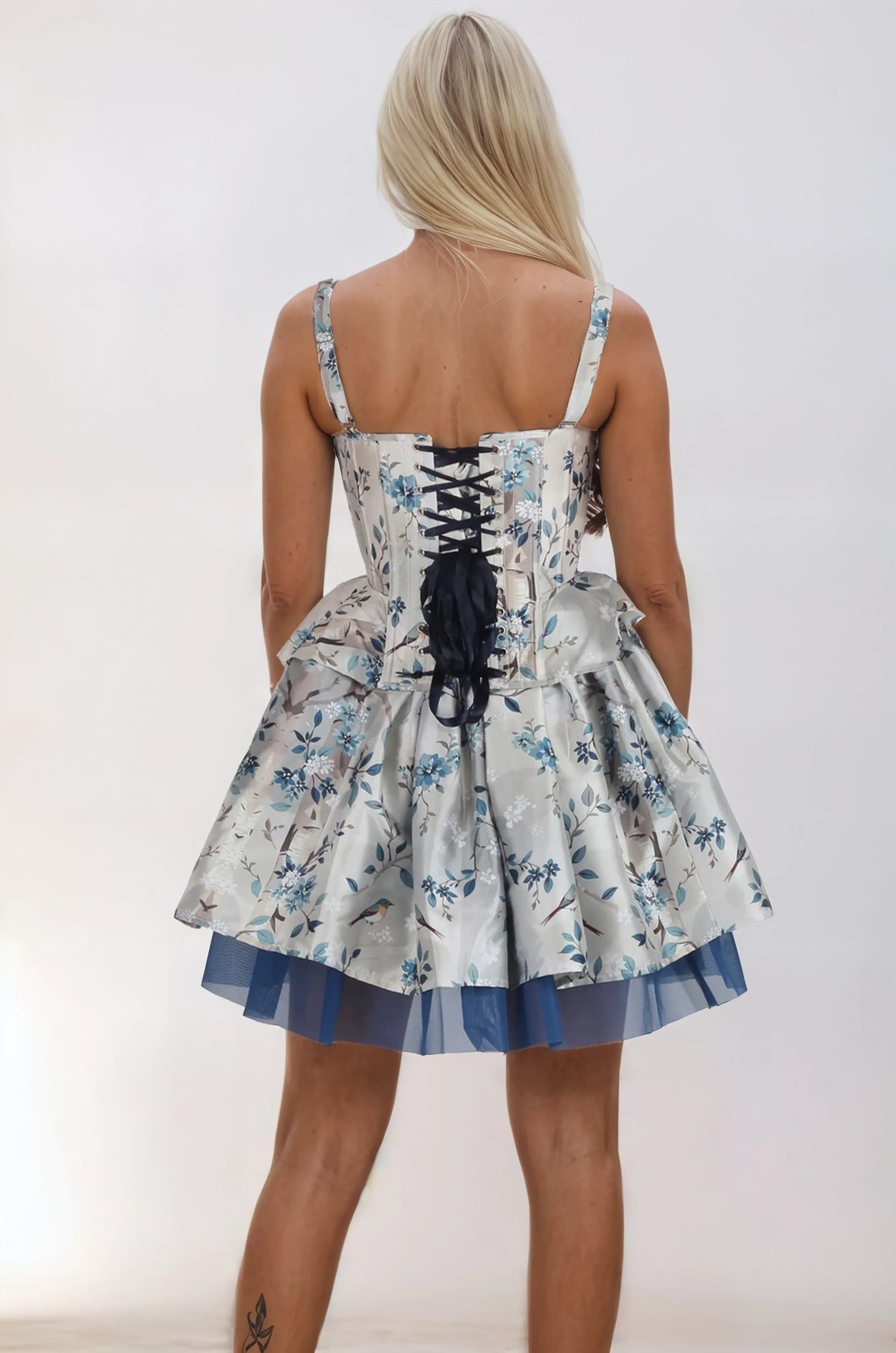 Kemberly Woodland Floral Corset Co-ord Set