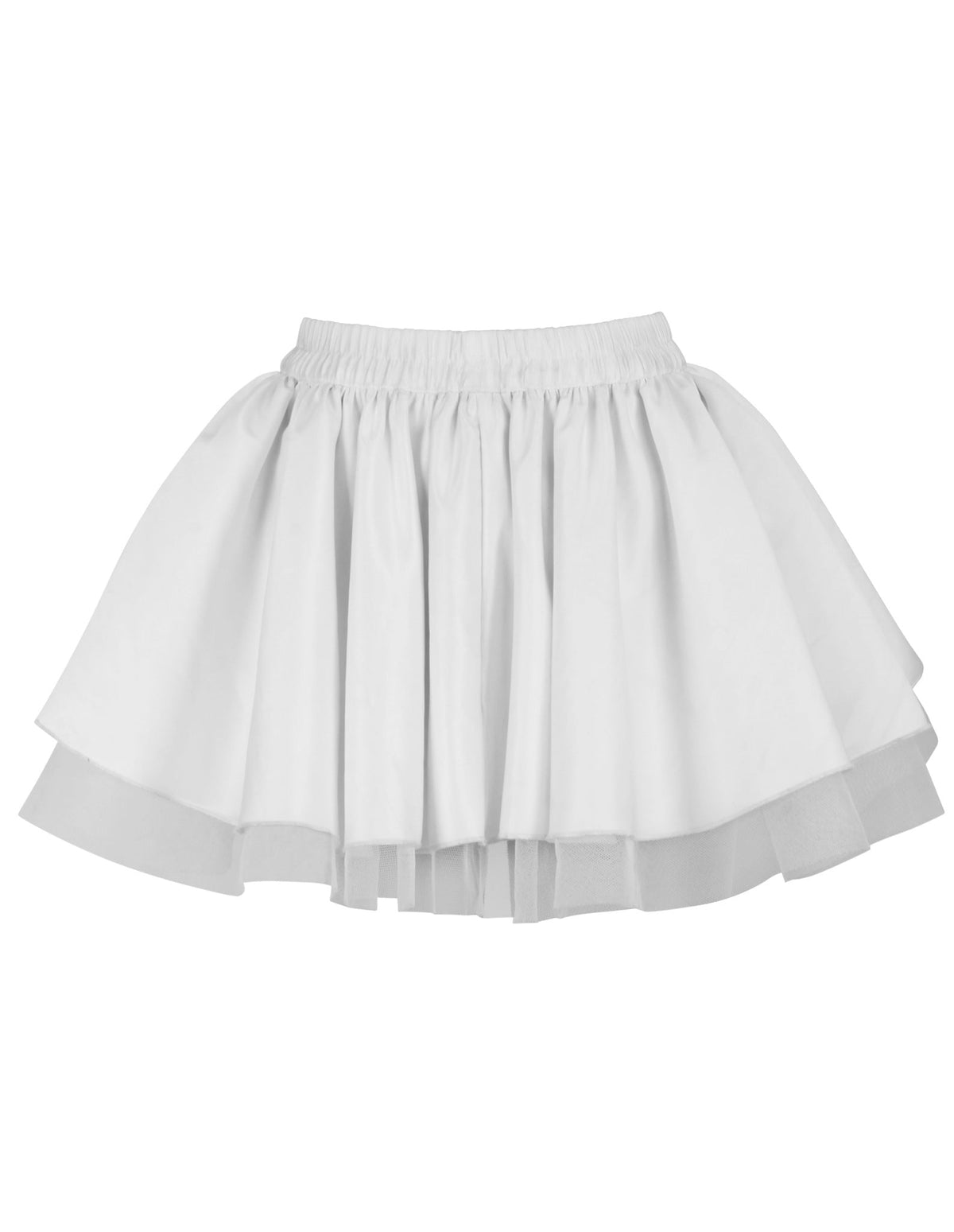 Laike White Mini Skirt