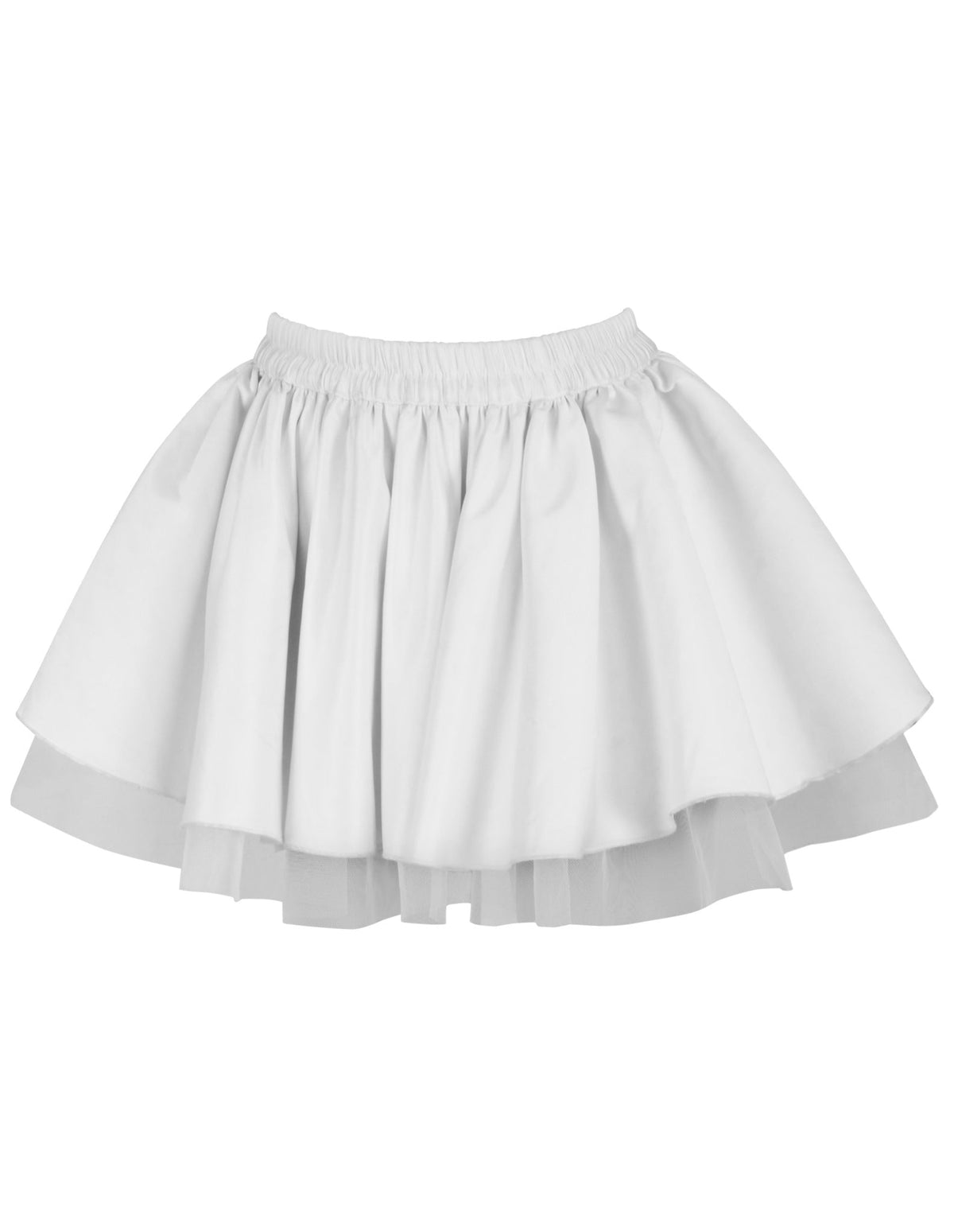 Laike White Mini Skirt